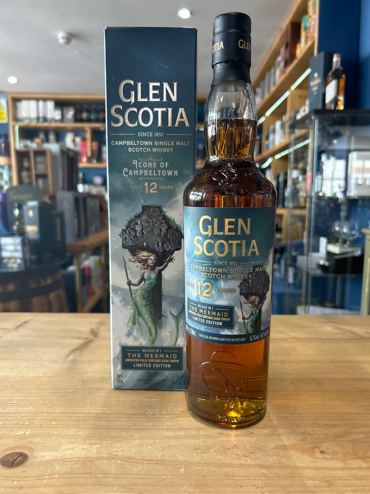 Glen Scotia Aged 12 Years Icons of Campbeltown Release #1 The Mermaid 70cl 54.1%