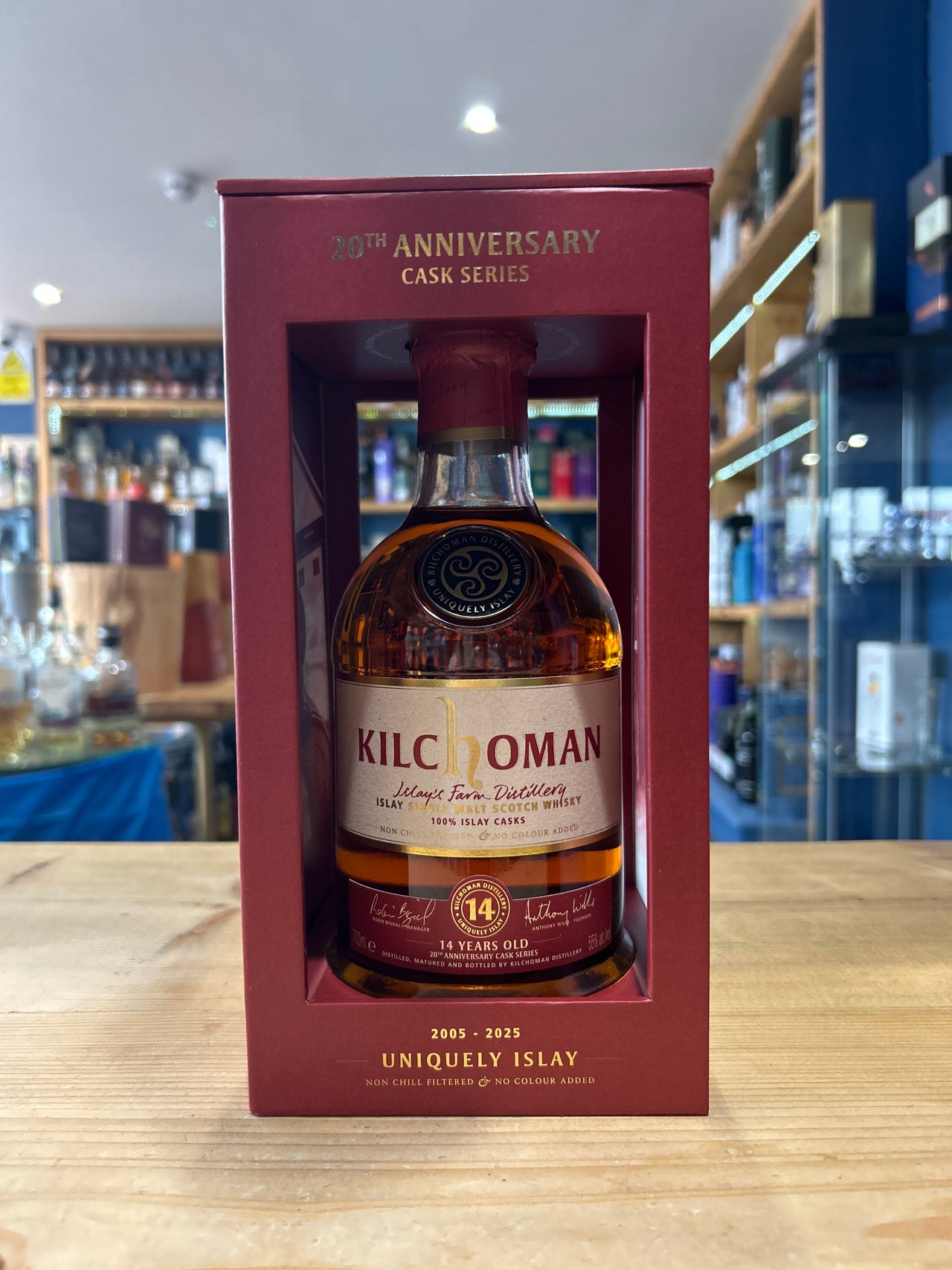 Kilchoman 20th Anniversary 14 Year Old Sherry Cask Matured 70cl 55%