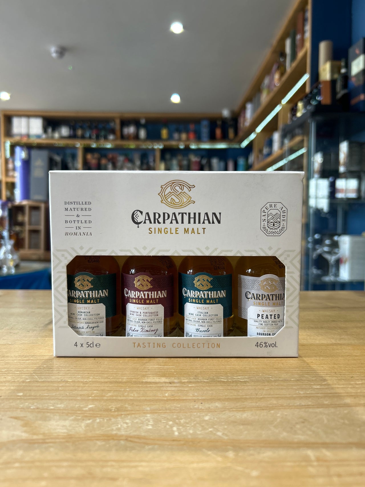 Carpathian Single Malt collection 4 x 5cl 46%