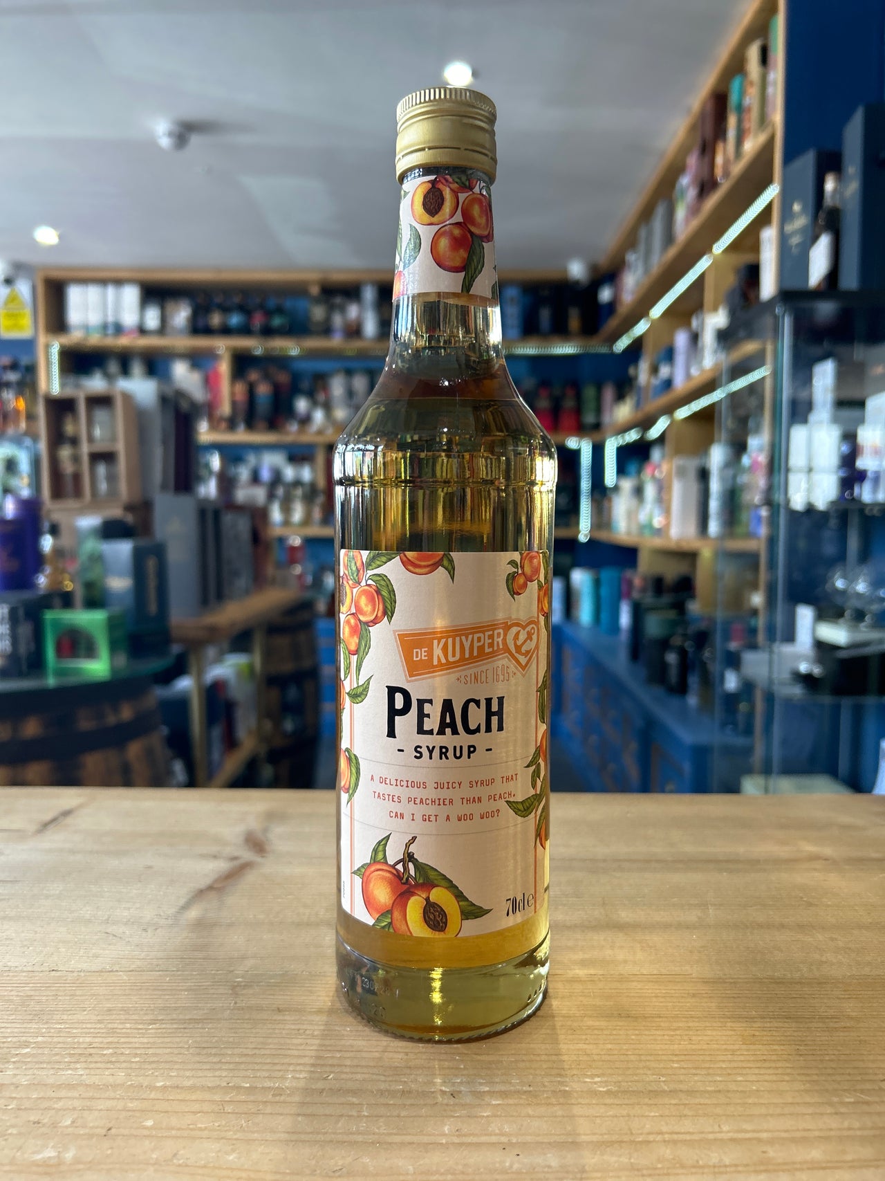 De Kuyper Peach Syrup 70cl