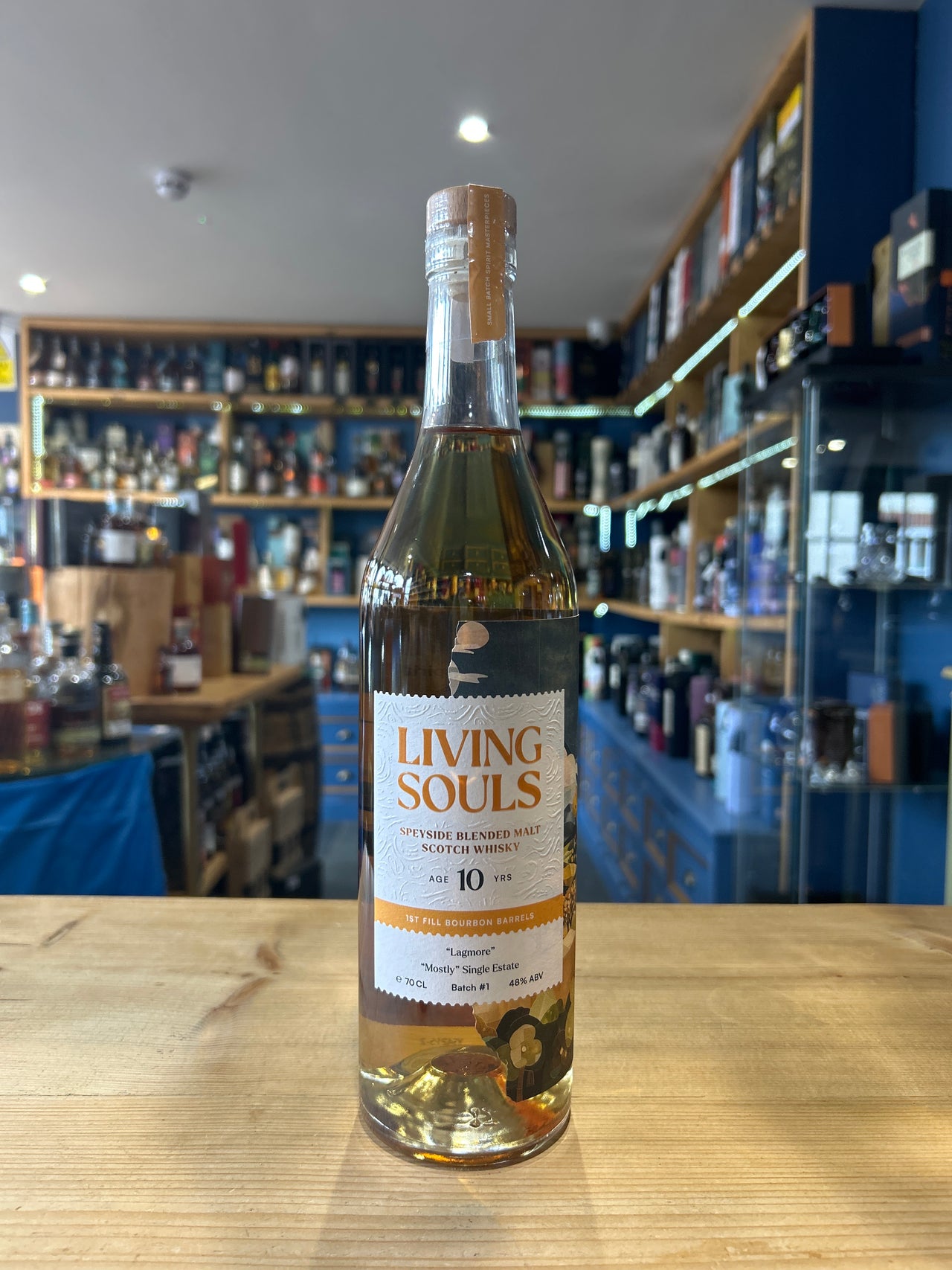 Living Souls Lagmore Aged 10 Years Speyside Blended Malt Whisky 70cl 48%