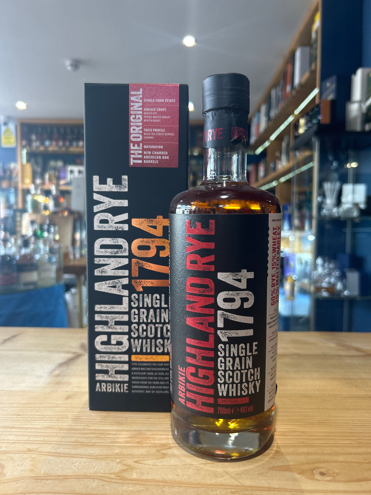 Arbikie Highland Rye 1794 Single Grain Scotch Whisky 70cl 48%
