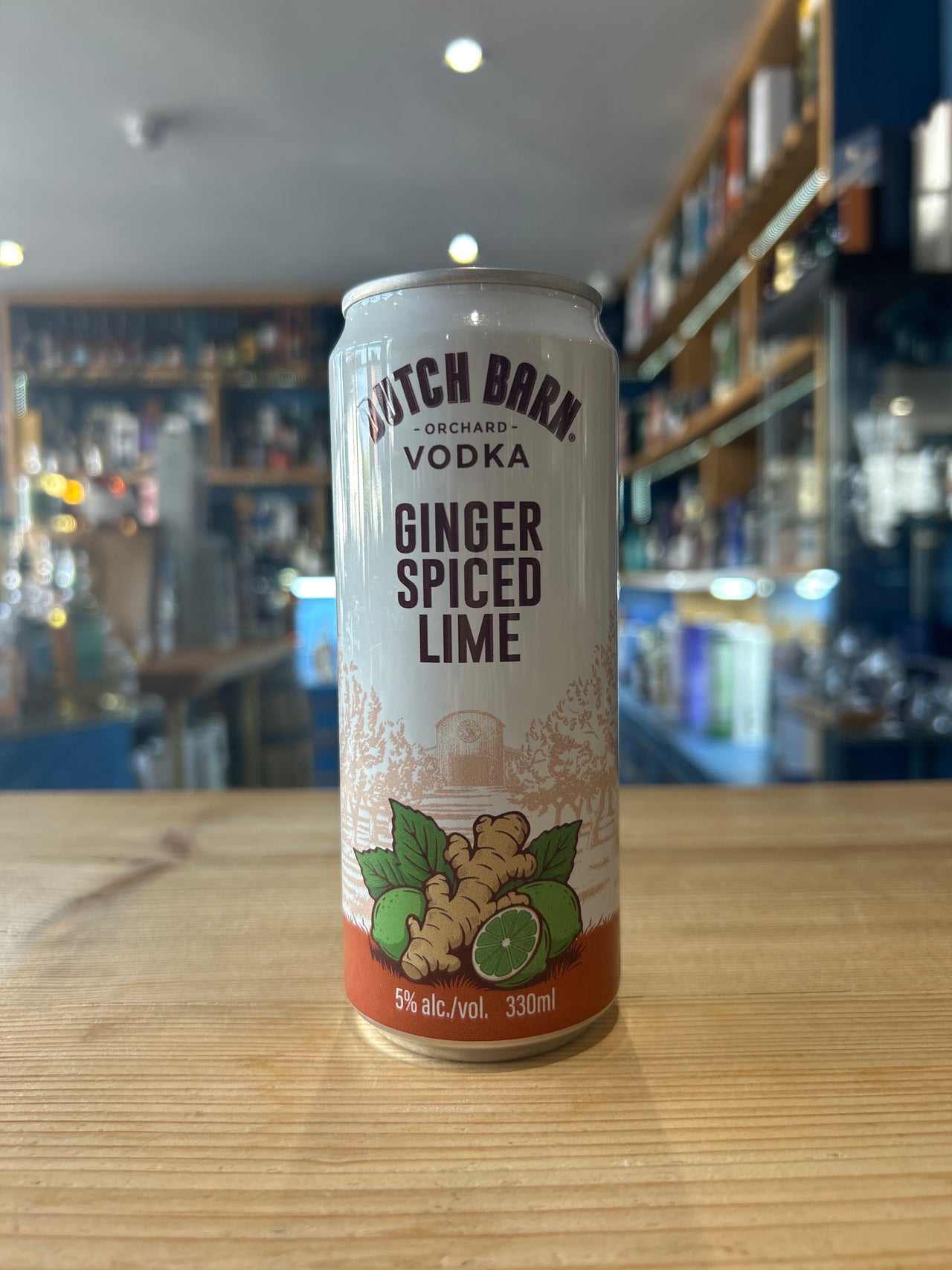 Dutch Barn Ginger Spiced Lime Vodka Cocktail Can 330ml 5%