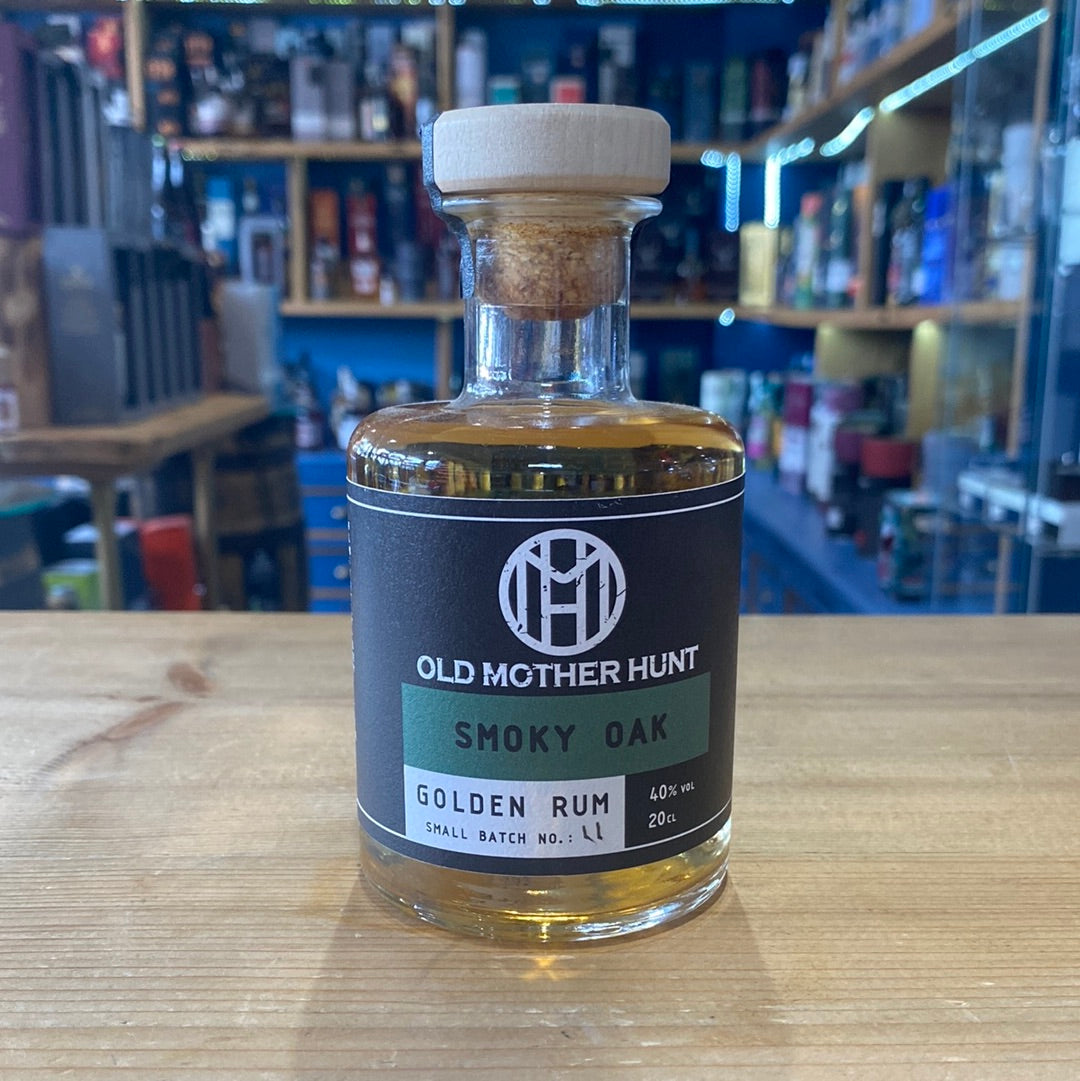 Old Mother Hunt Smoky Oak Golden Rum 20cl 40%