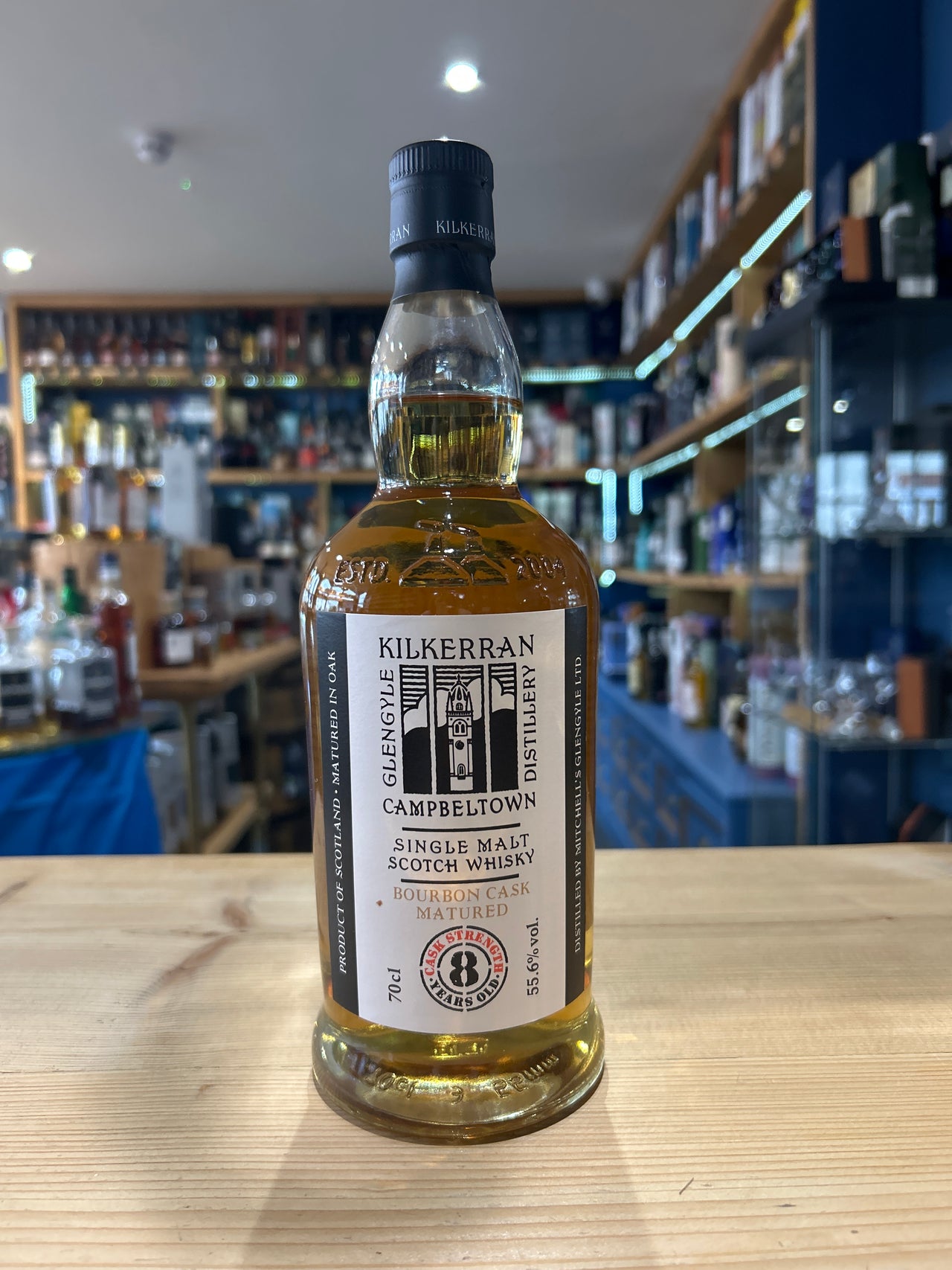 Kilkerran Bourbon Cask Aged 8 Years 70cl 55.6%