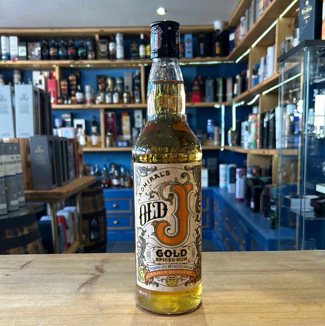 Admiral Vernon's Old J Gold Spiced Rum 70cl 40%