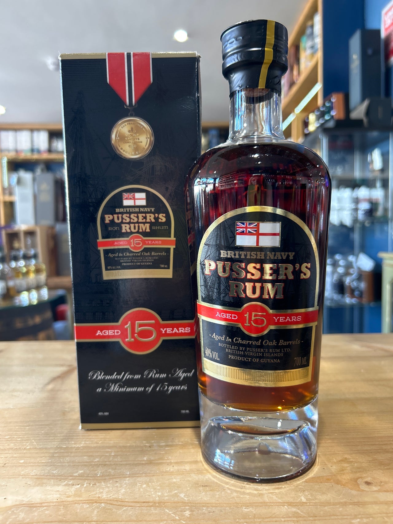 Pusser's 15 Year Old Rum 70cl 40%