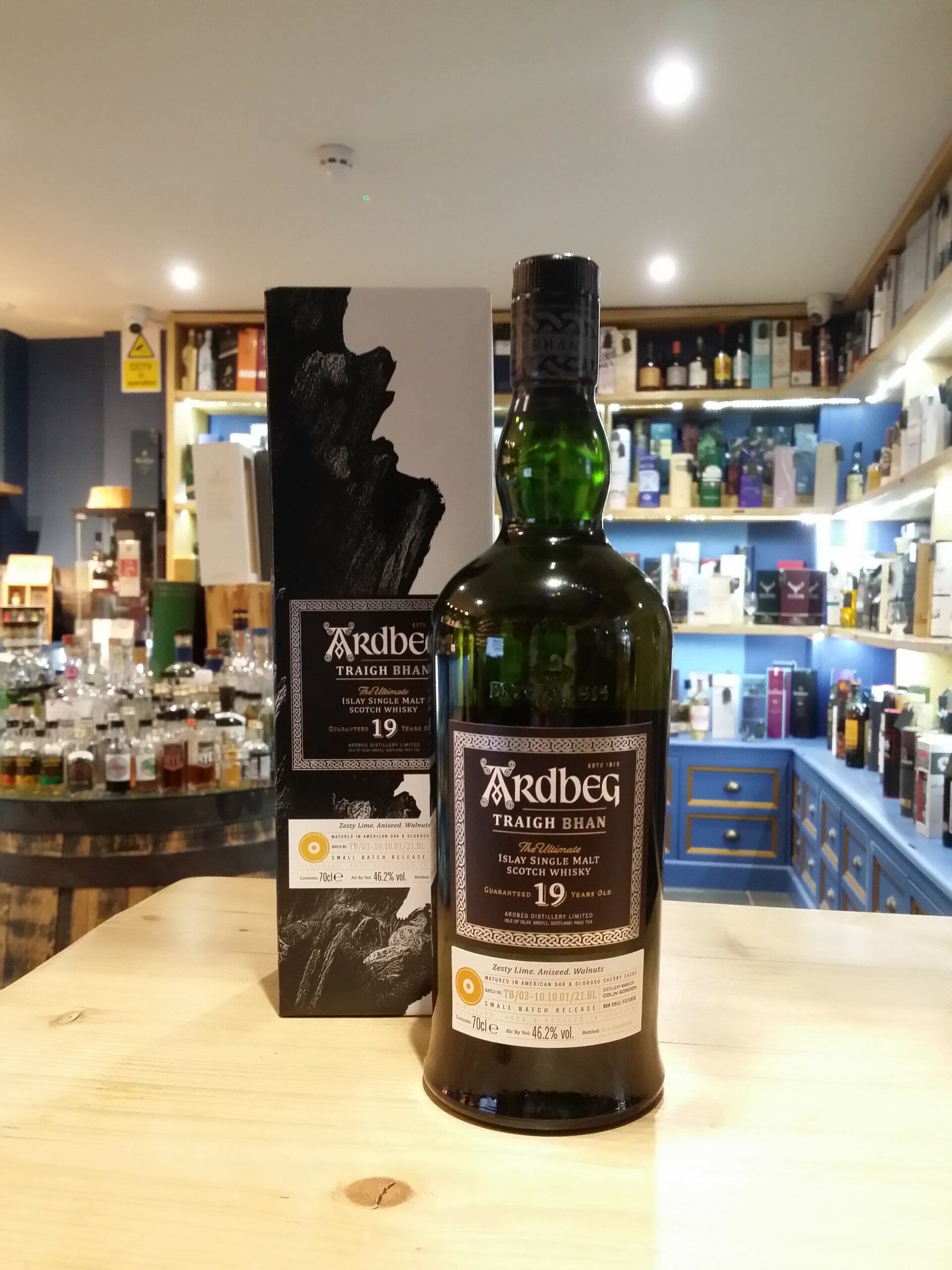 Ardbeg Traigh Bhan Aged 19 Years Batch No. TB/03-10.10.01/21.BL 46.2% 70cl