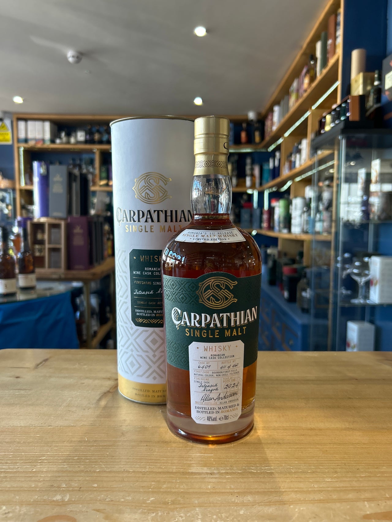 Carpathian Whisky Fetească Neagră Cask 70cl 46%