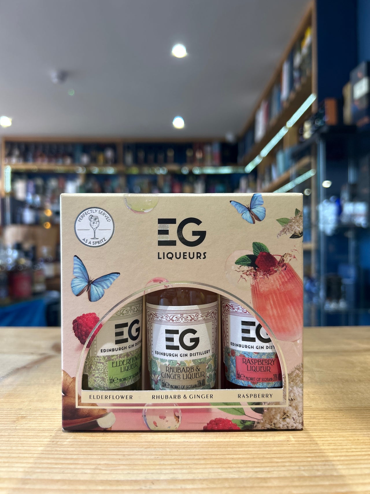 Edinburgh Gin Liqueurs Gift Set 3 x 5cl