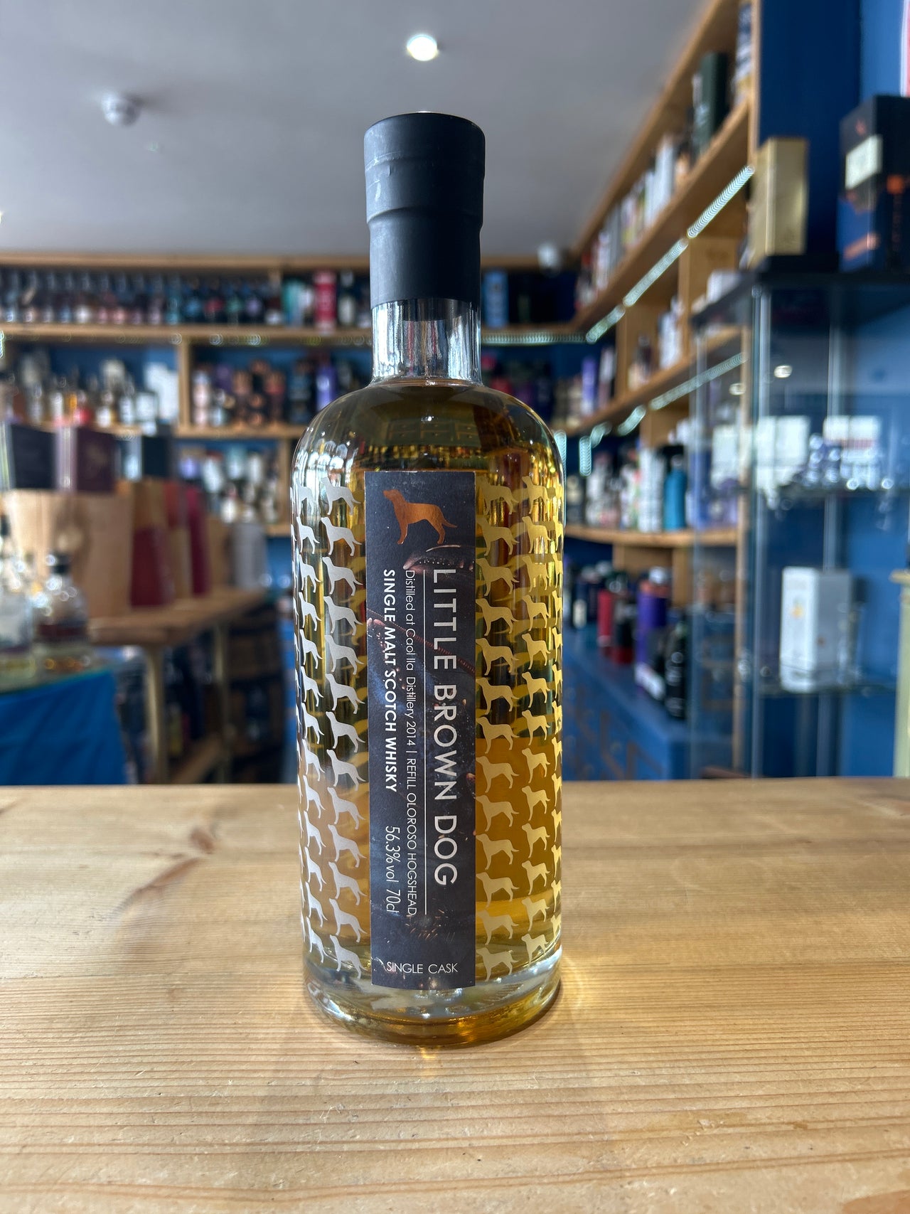 Little Brown Dog Caol Ila Single Cask 2014 70cl 56.3%
