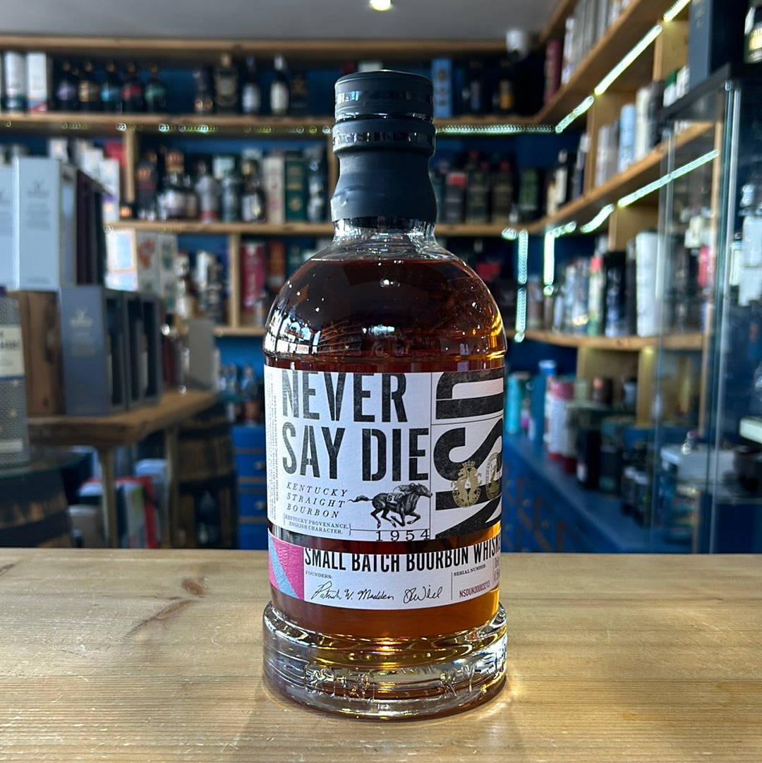 Never Say Die Small Batch Bourbon Whiskey 70cl 47.5%