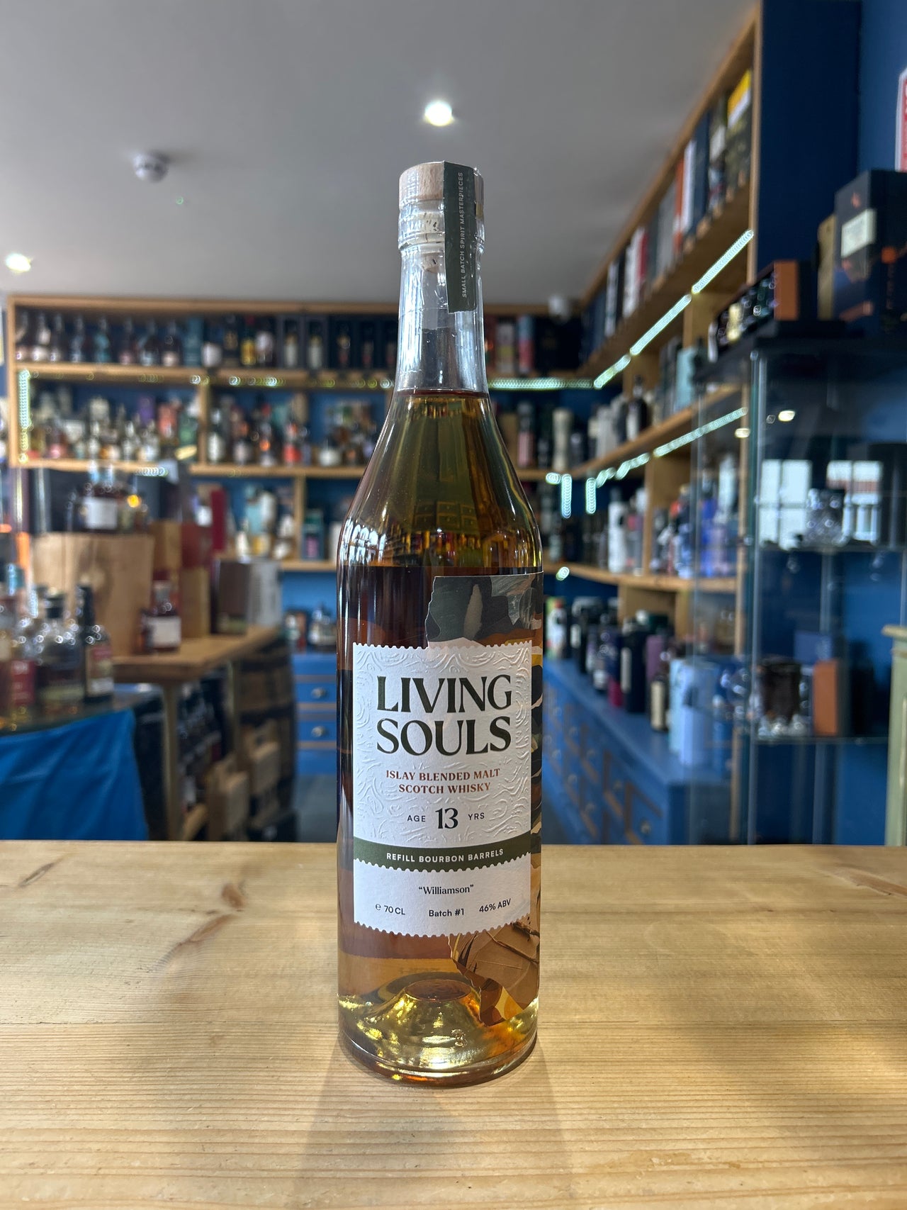 Living Souls Williamson Aged 13 Years Islay Blended Malt 70cl 46%