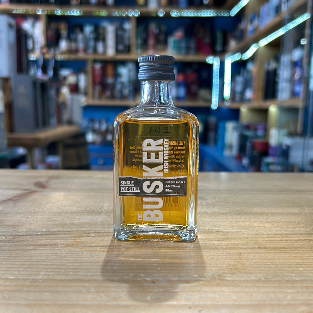Busker Single Pot Still Irish Whiskey 5cl 44.3%