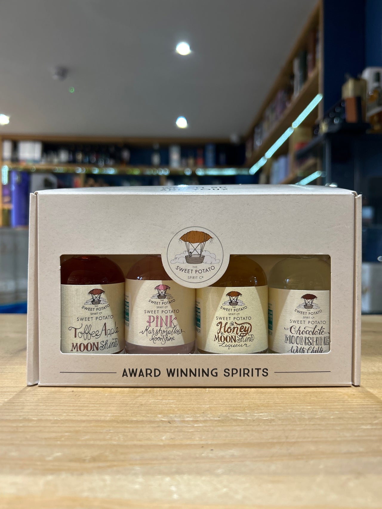 Sweet Potato Spirit Co. Moonshine Gift Set 4 x 5cl