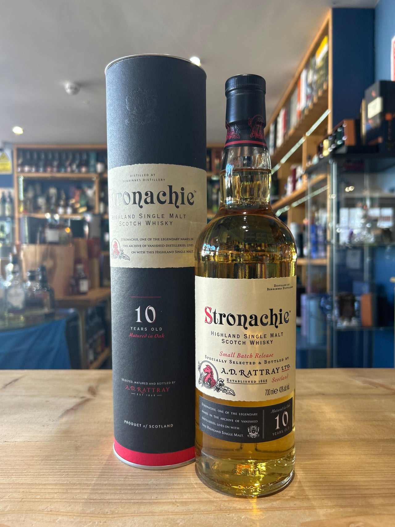 A.D Rattray Stronachie Aged 10 Years 70cl 43%