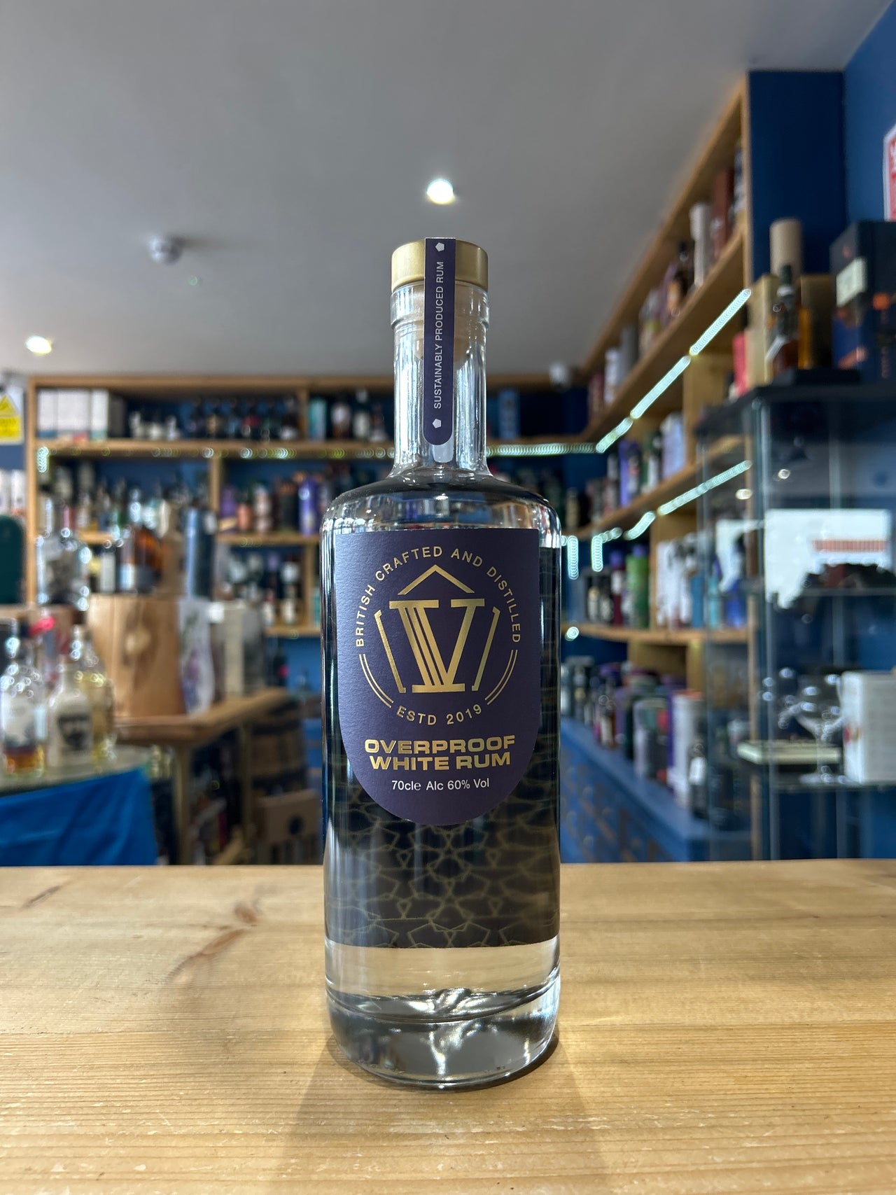 V British Overproof White Rum 70cl 60%