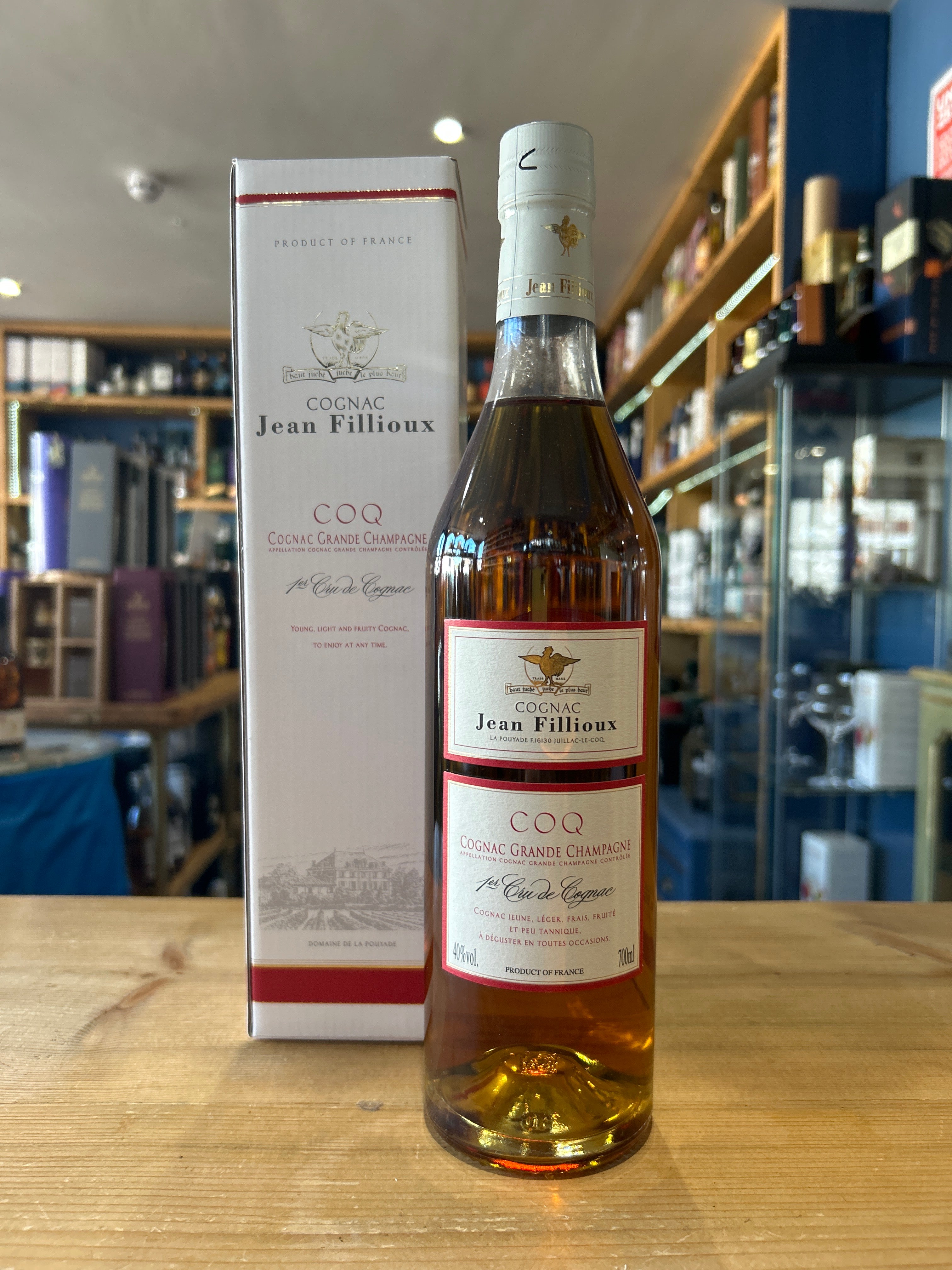 Jean Fillioux ブランデー 700ml 40% Jean Fillioux Le Coq Cognac 70cl 40%