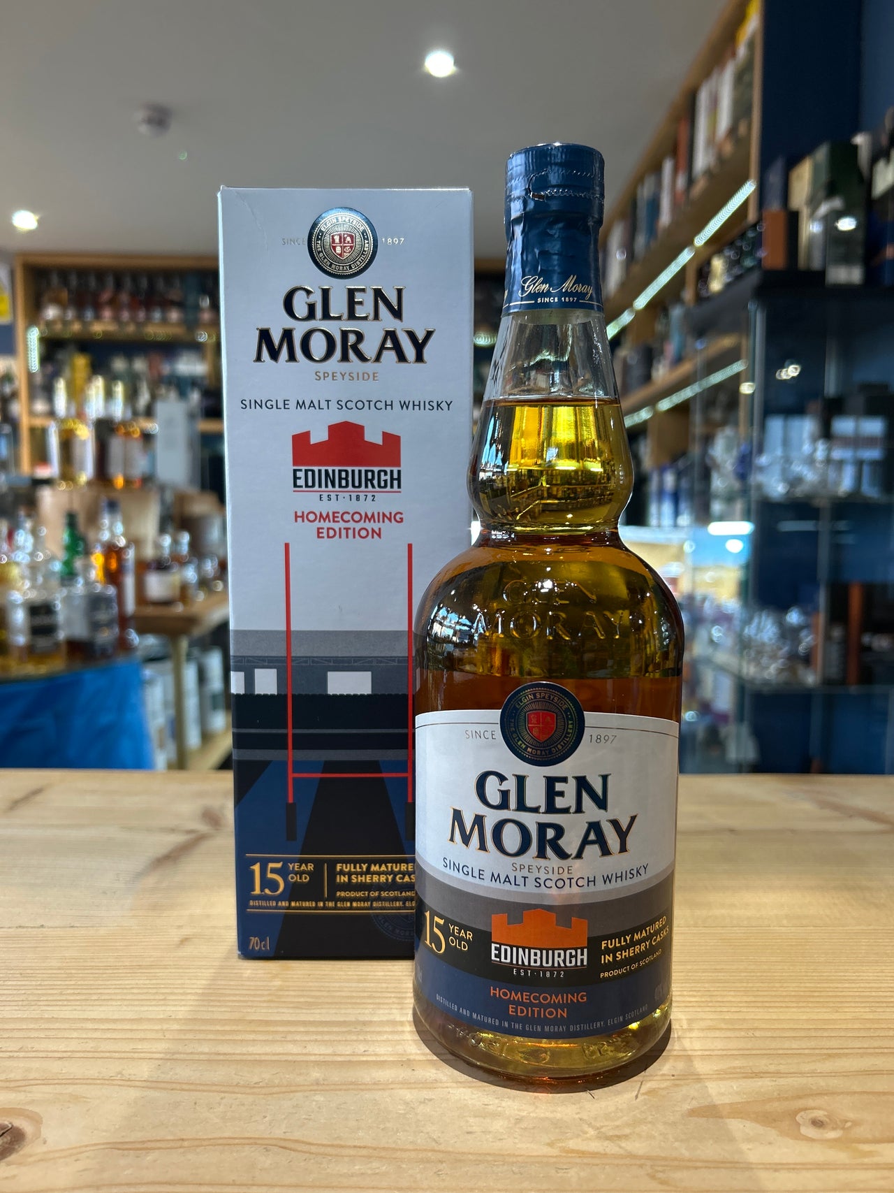 Glen Moray Aged 15 Years Edinburgh Homecoming Edition 70cl 40%