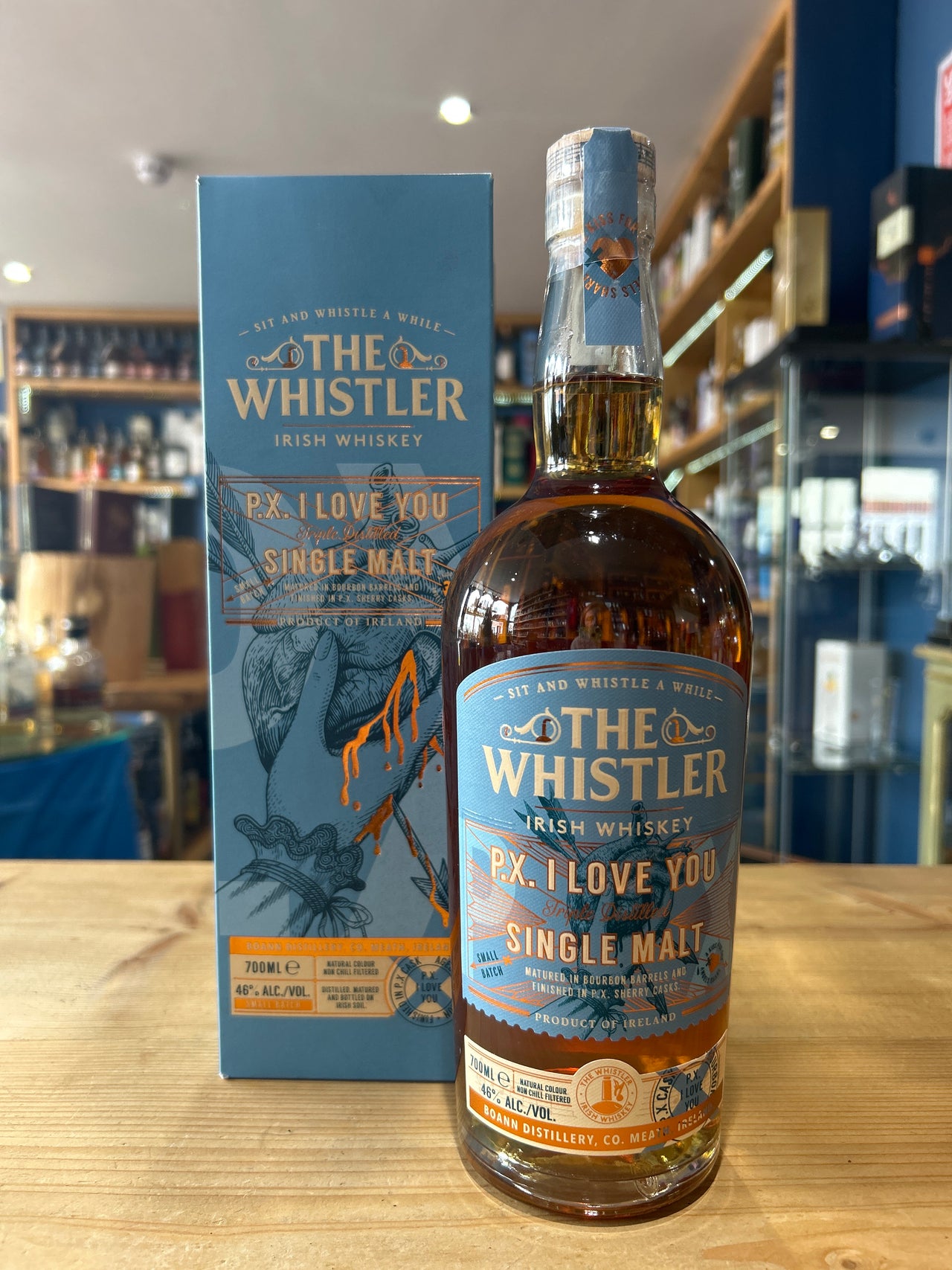 The Whistler P.X. I Love you Irish Single Malt Whiskey 70cl 46%