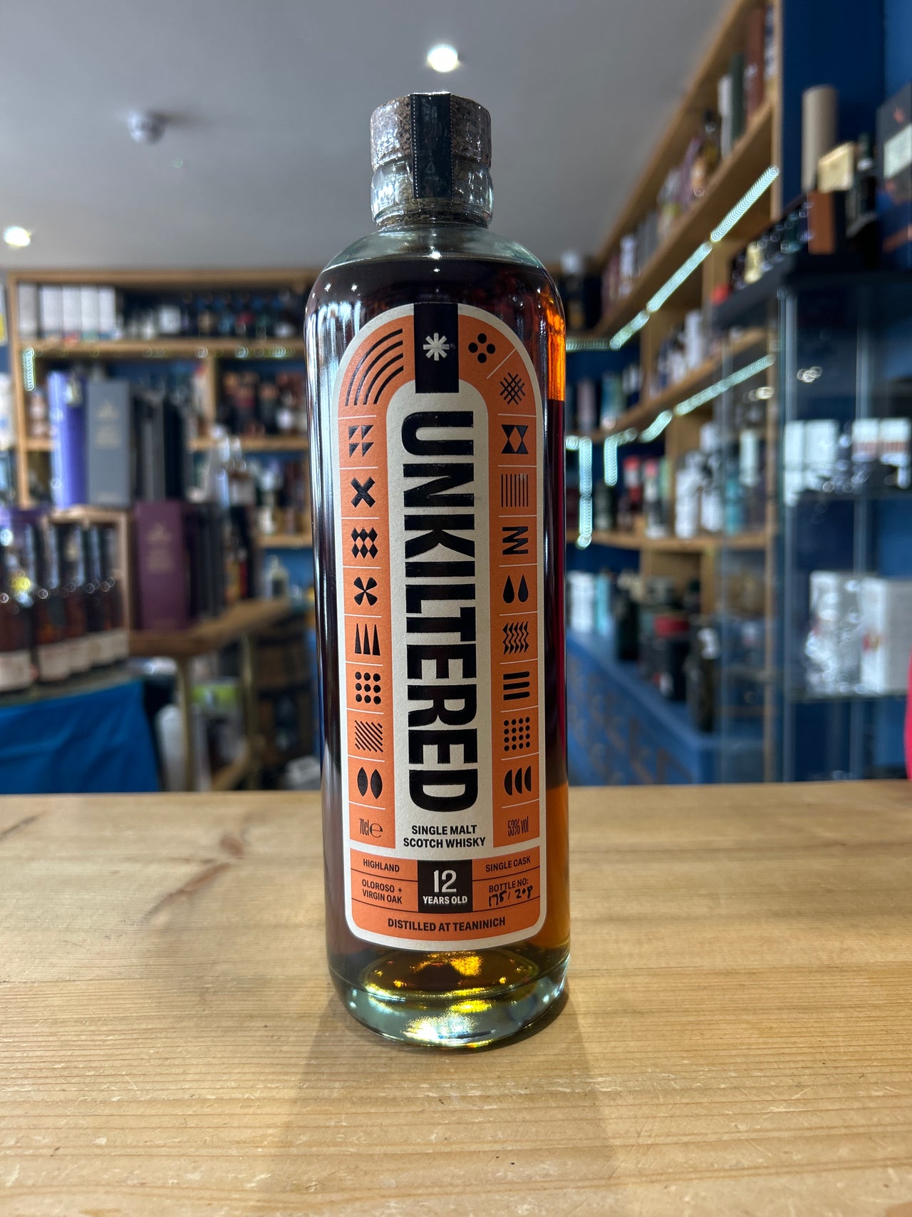 Unkiltered Teaninich Aged 12 Years Single Malt Scotch Whisky 70cl 53%