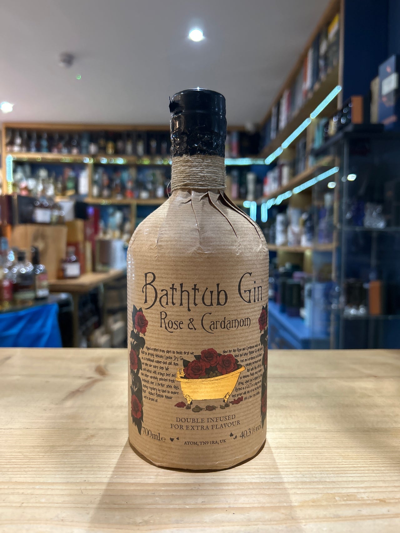 Bathtub Rose & Cardamom Gin 70cl 40.3%