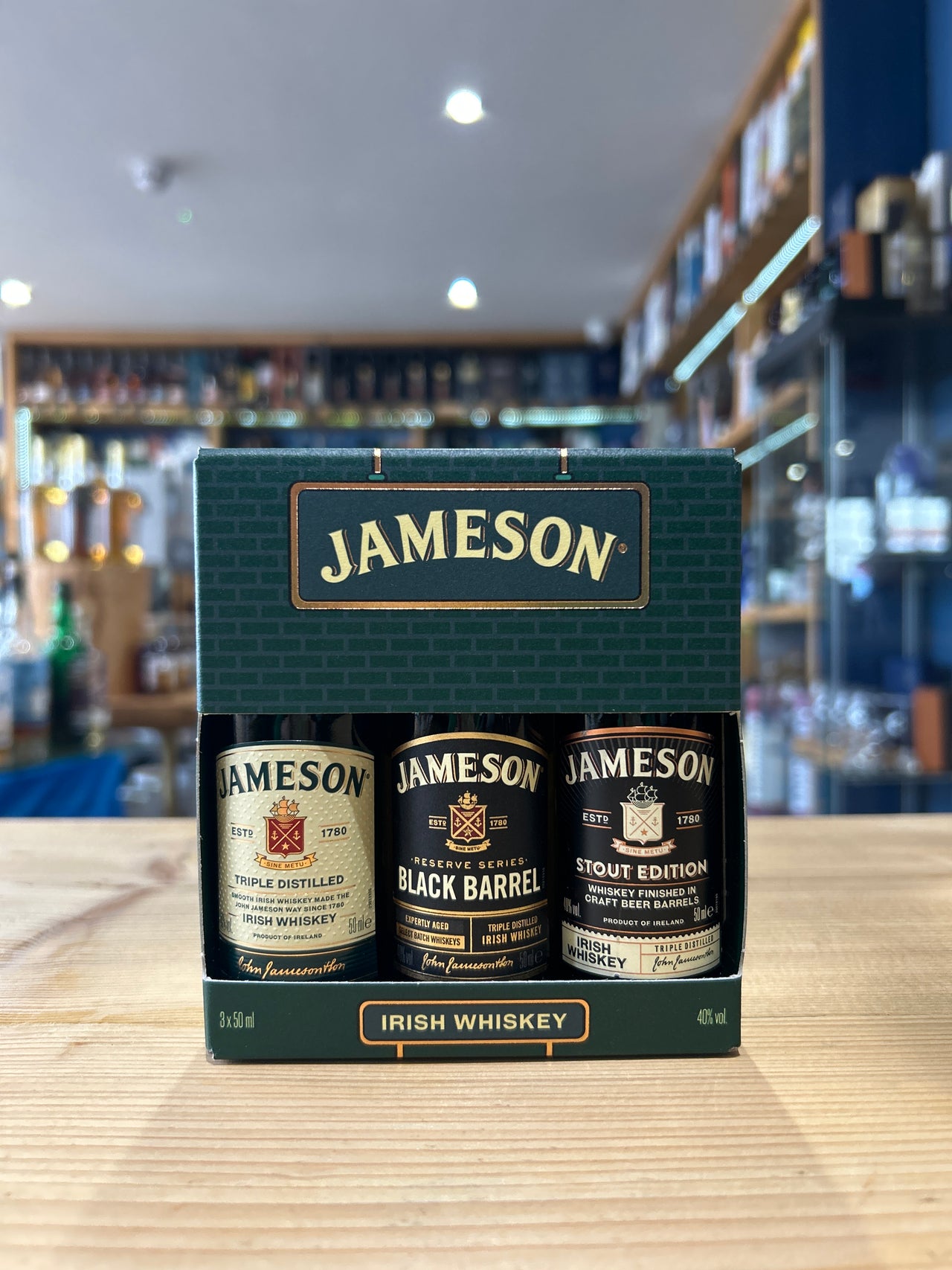 Jameson Irish Whiskey Gift Set 3 x 5cl