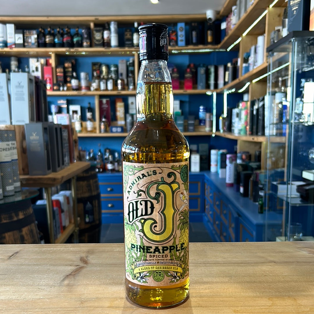 Admiral Vernon's Old J Pineapple Spiced Rum 70cl 35%