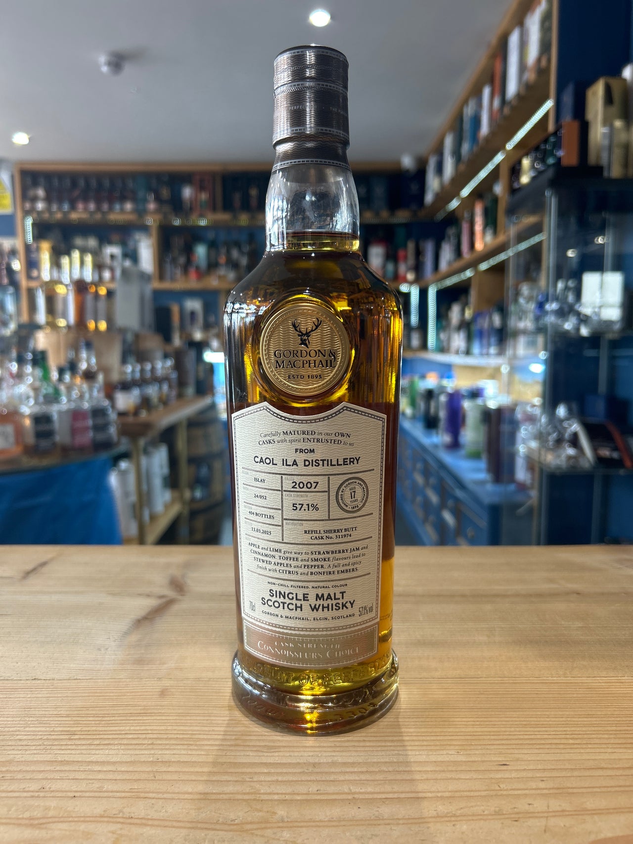 Gordon & MacPhail Connoisseurs Choice Caol Ila 2007 Aged 17 Years 70cl 57.1%