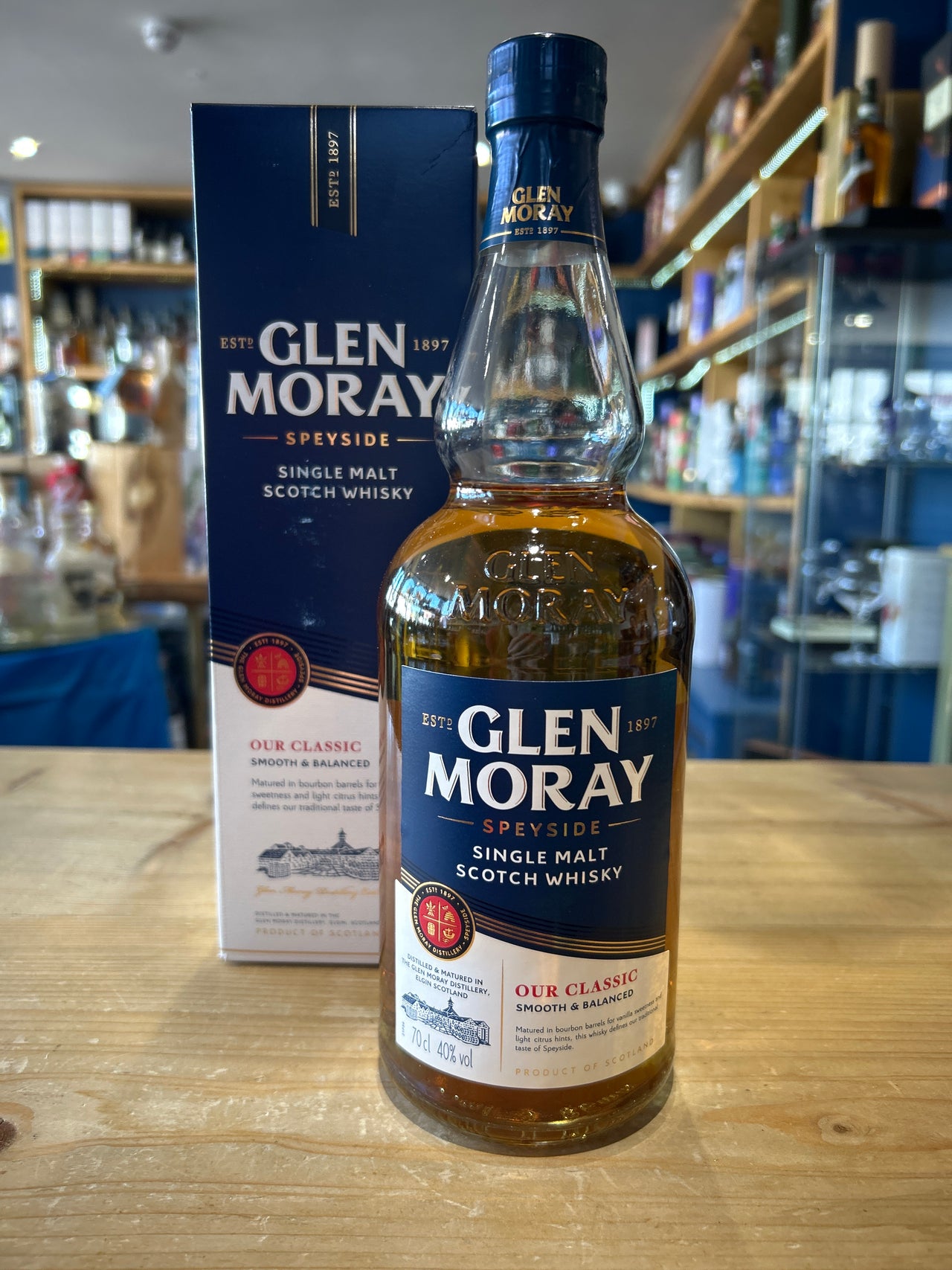 Glen Moray Classic Single Malt Whisky 70cl 40%
