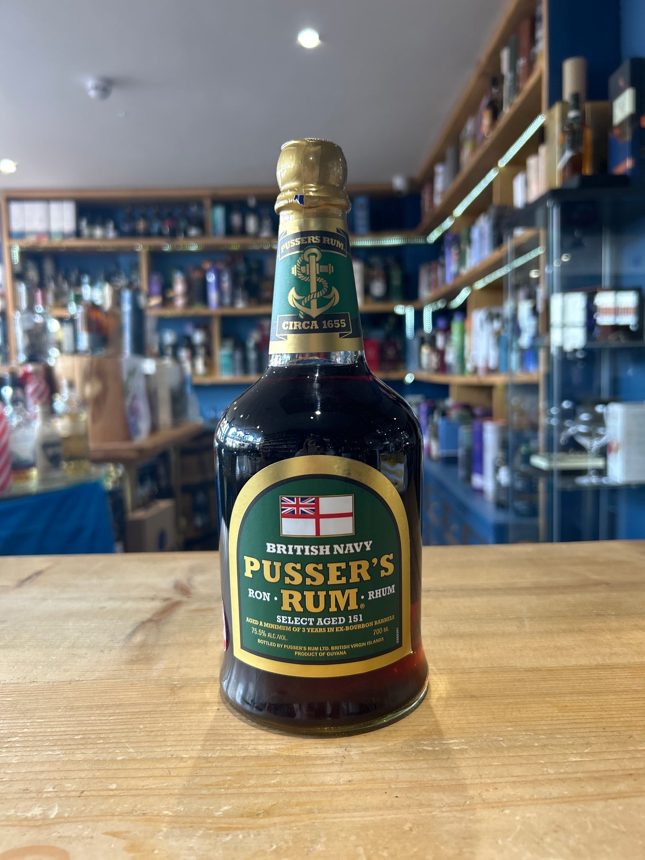 Pusser's 151 Rum 70cl 75.5%