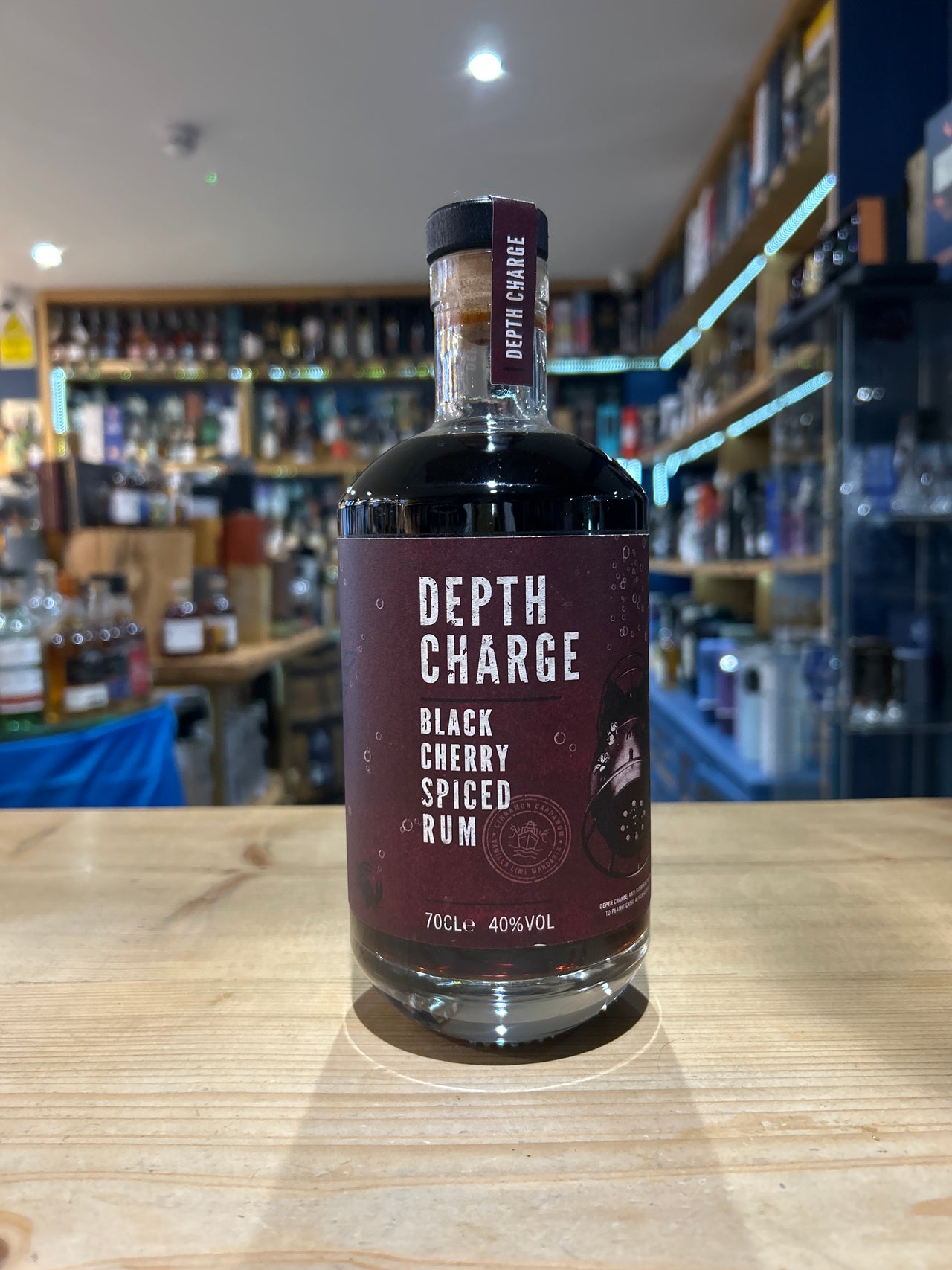 Depth Charge Black Cherry Spiced Rum 70cl 40%