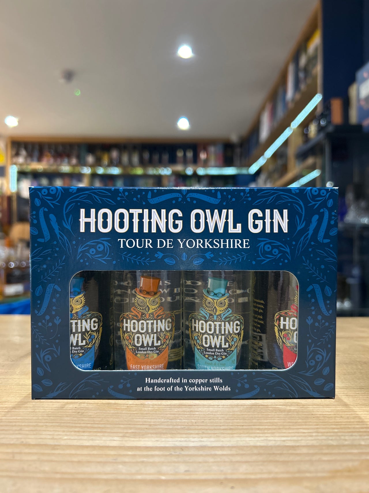 Hooting Owl Gin Gift Set 4 x 5cl