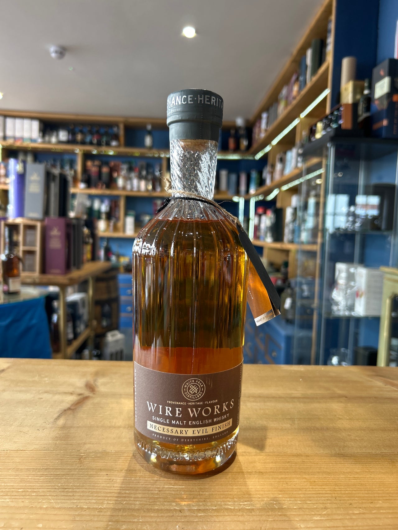 Isla's Bar - Wire Works Necessary Evil Finish Single Malt English Whisky 70cl 51.3%