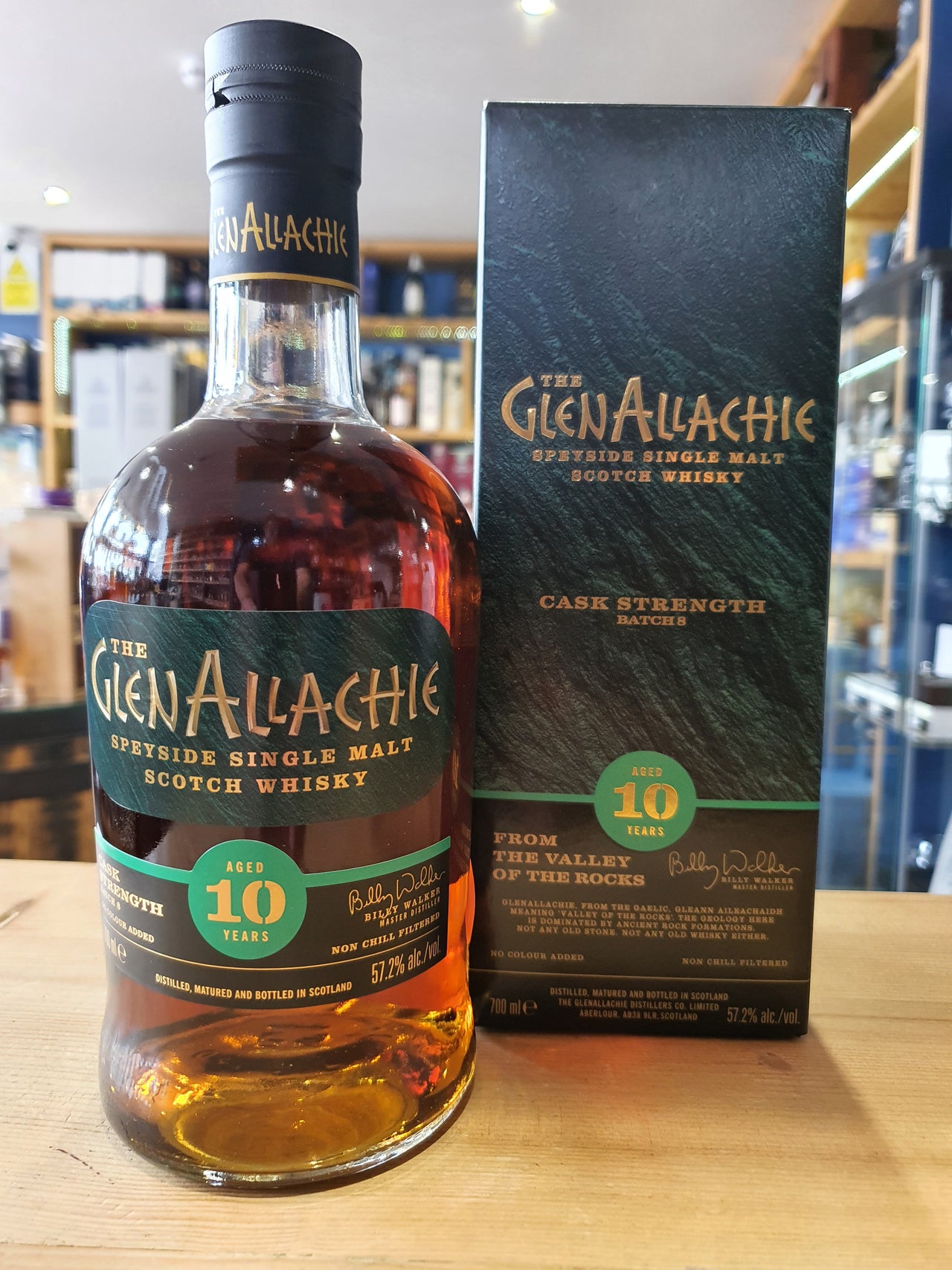 GlenAllachie 10 year old cask strength batch 8 70cl 57.2