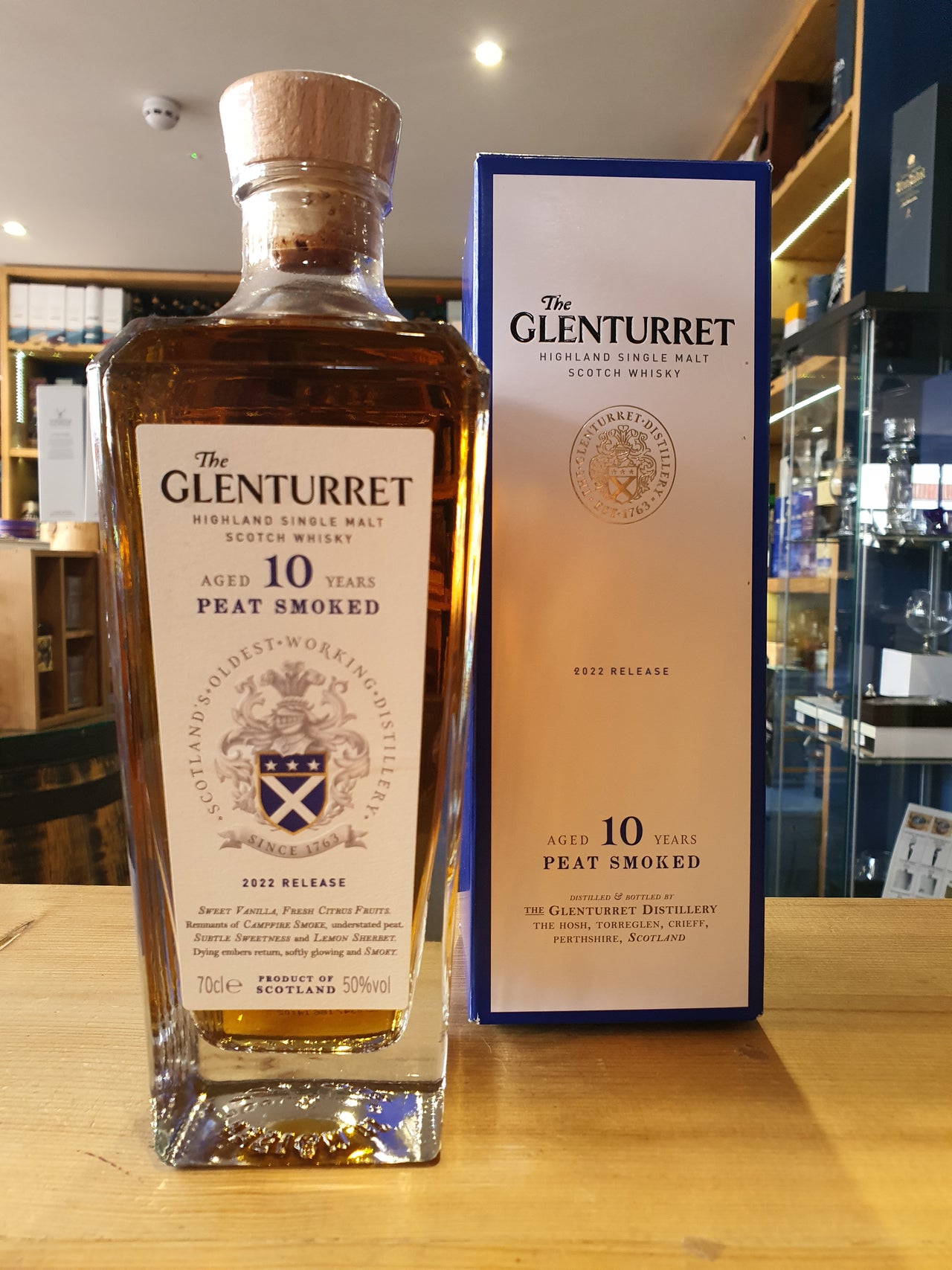 Glenturret Aged 10 Years Peat Smoked 2022 Release 70cl 50%