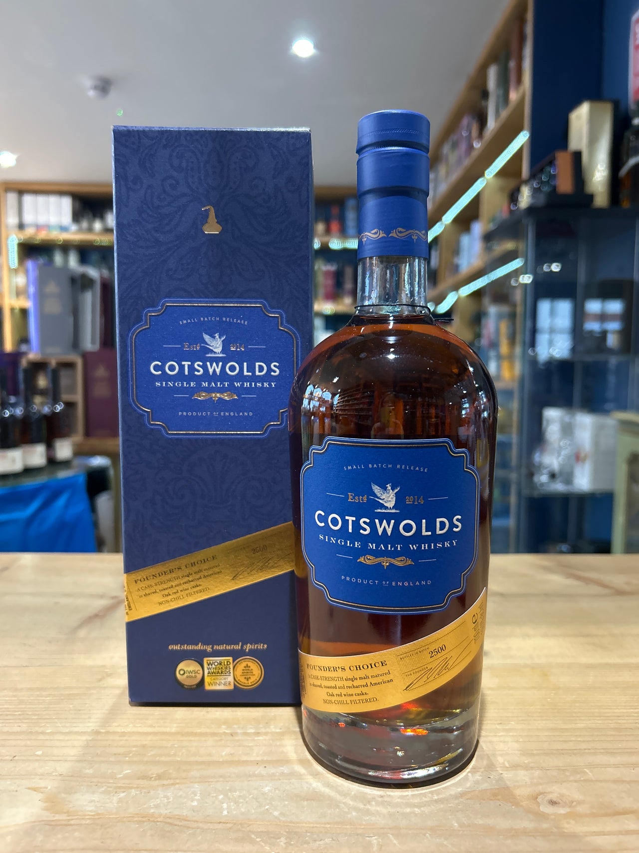 Cotswolds Single Malt Whisky Founders Choice Cask Strength 70cl 59.1%