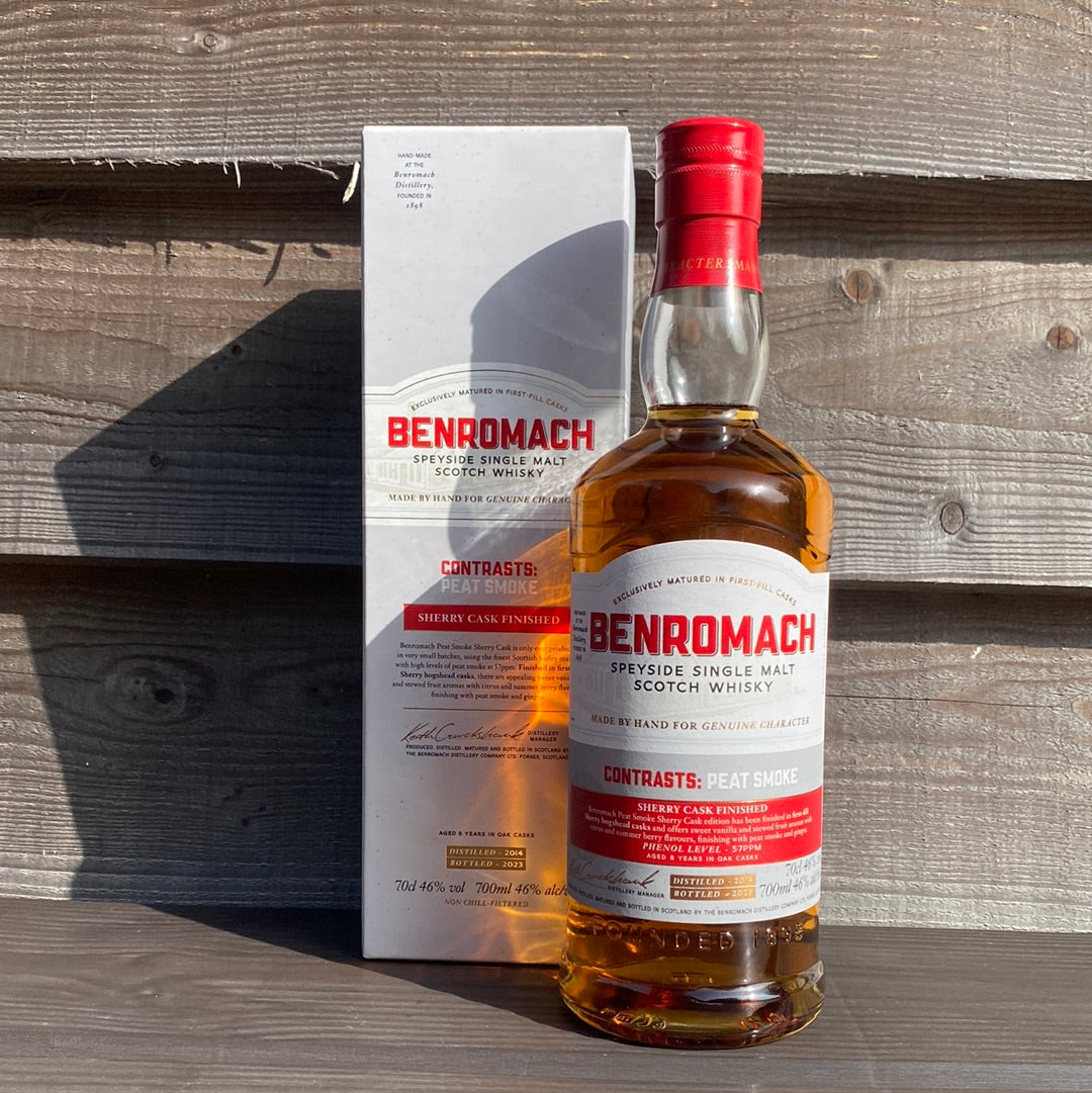 Benromach Contrasts Peat Smoke Sherry Cask Matured 46% 70cl