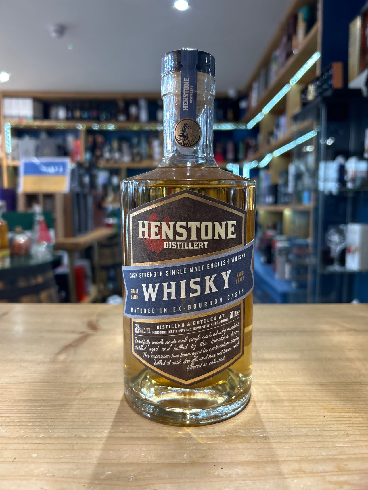 Henstone English Ex-Bourbon Cask Cask Strength Single Malt Whisky 70cl 62.9%