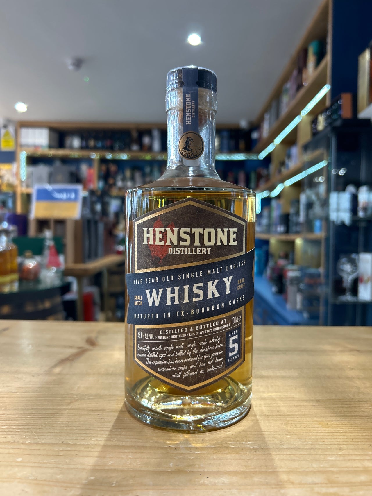 Henstone Five Year Old English Single Malt Whisky 70cl 46%