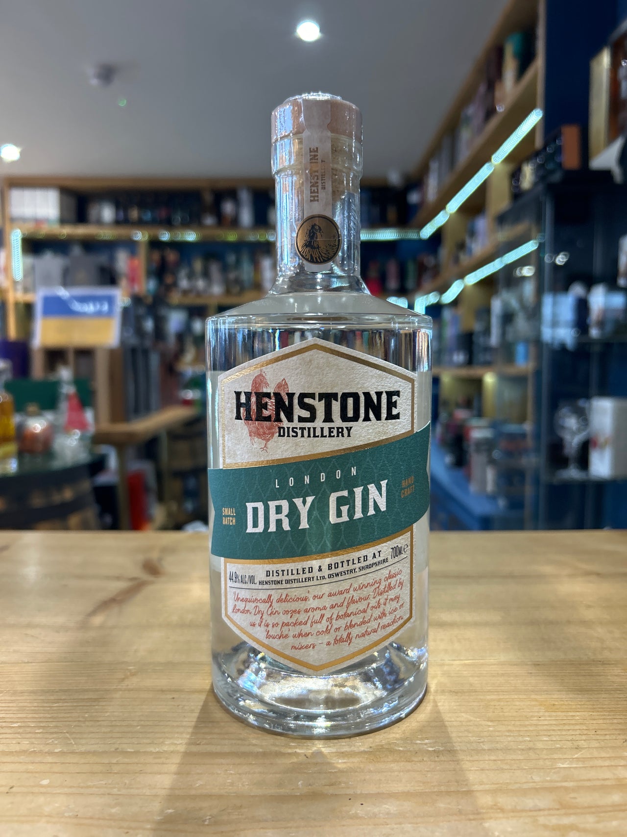 Henstone London Dry Gin 70cl 44.9%