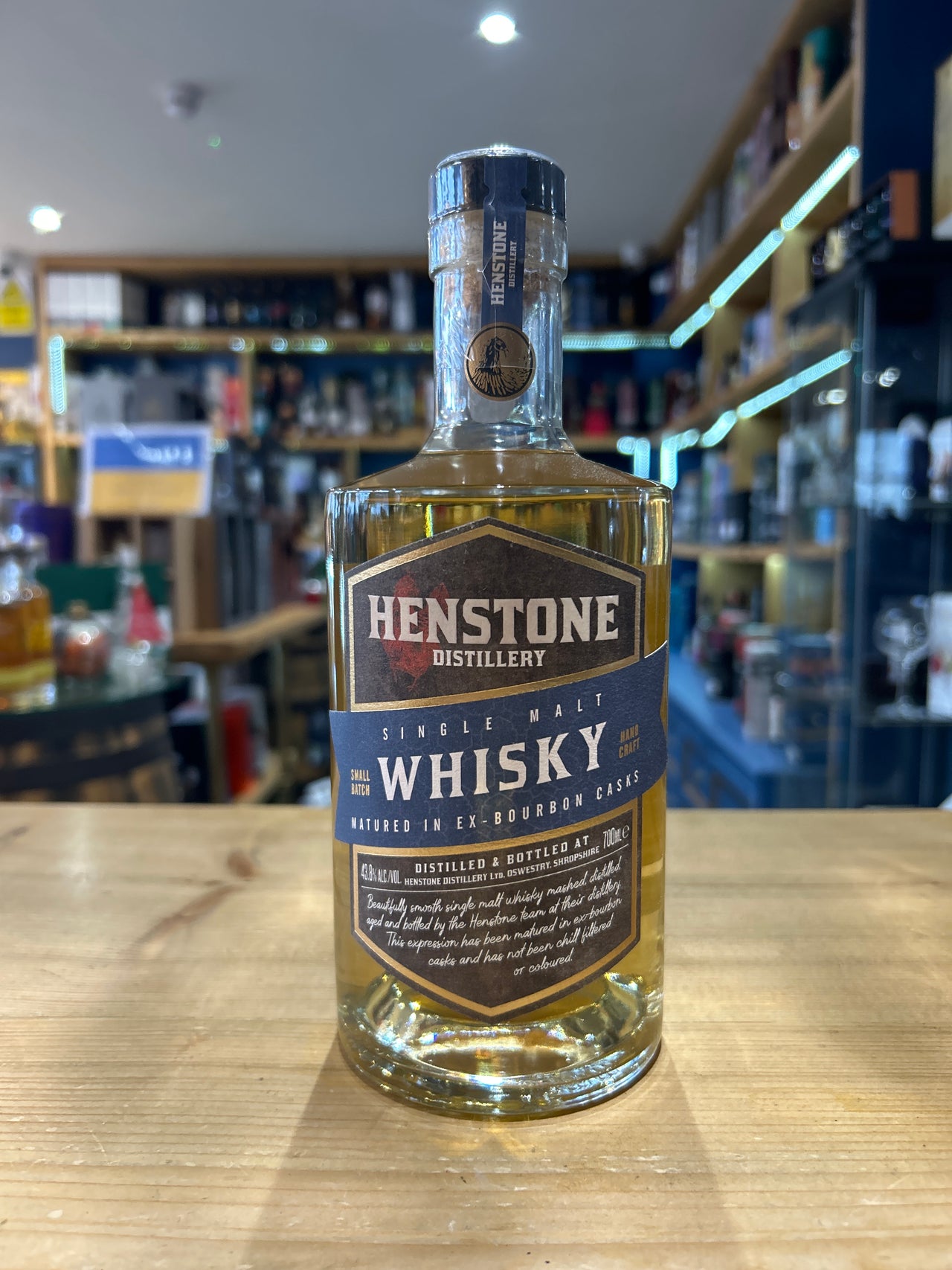 Henstone English Single Malt Whisky Ex-Bourbon Casks 70cl 43.8%