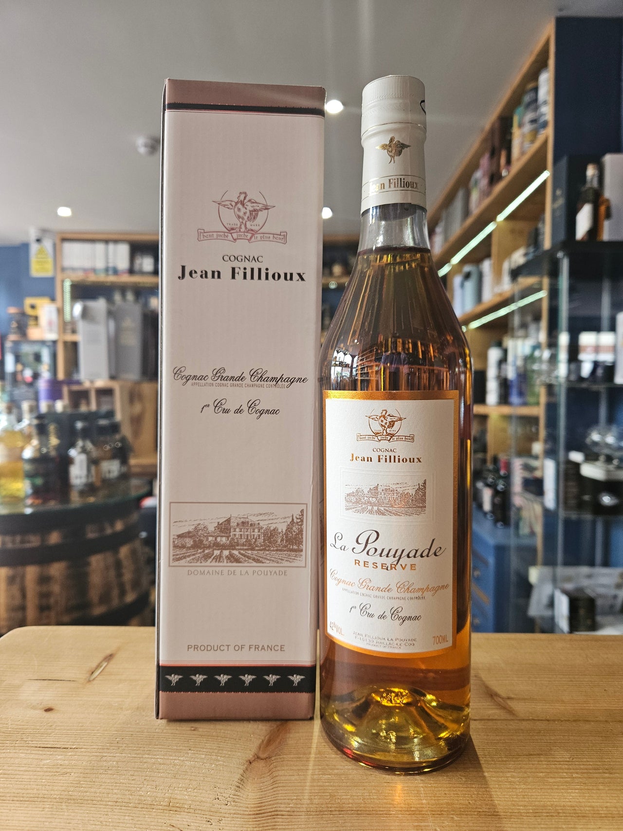 Jean Fillioux  Cognac Grande Champagne La Pouyade Reserve 70cl 42%