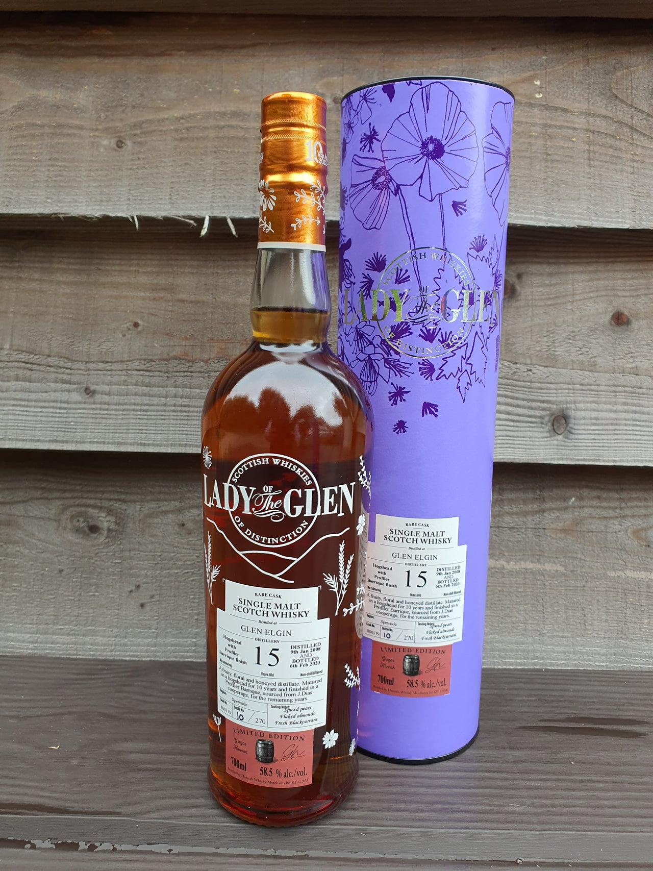 Lady of The Glen Glen Elgin 2008 15 Years Old 70cl 58.5%