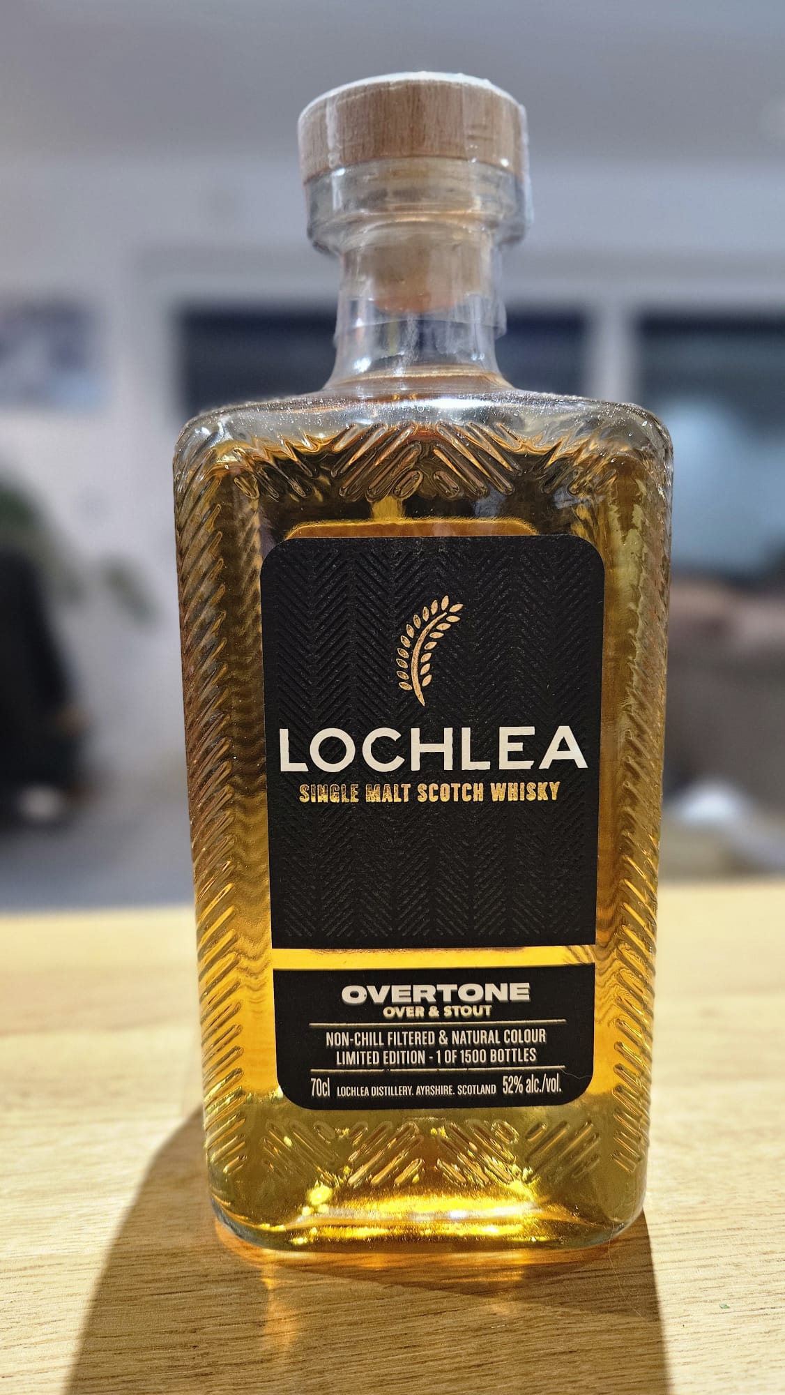 Lochlea Overtone Over & Stout Cask Release 70cl 52%