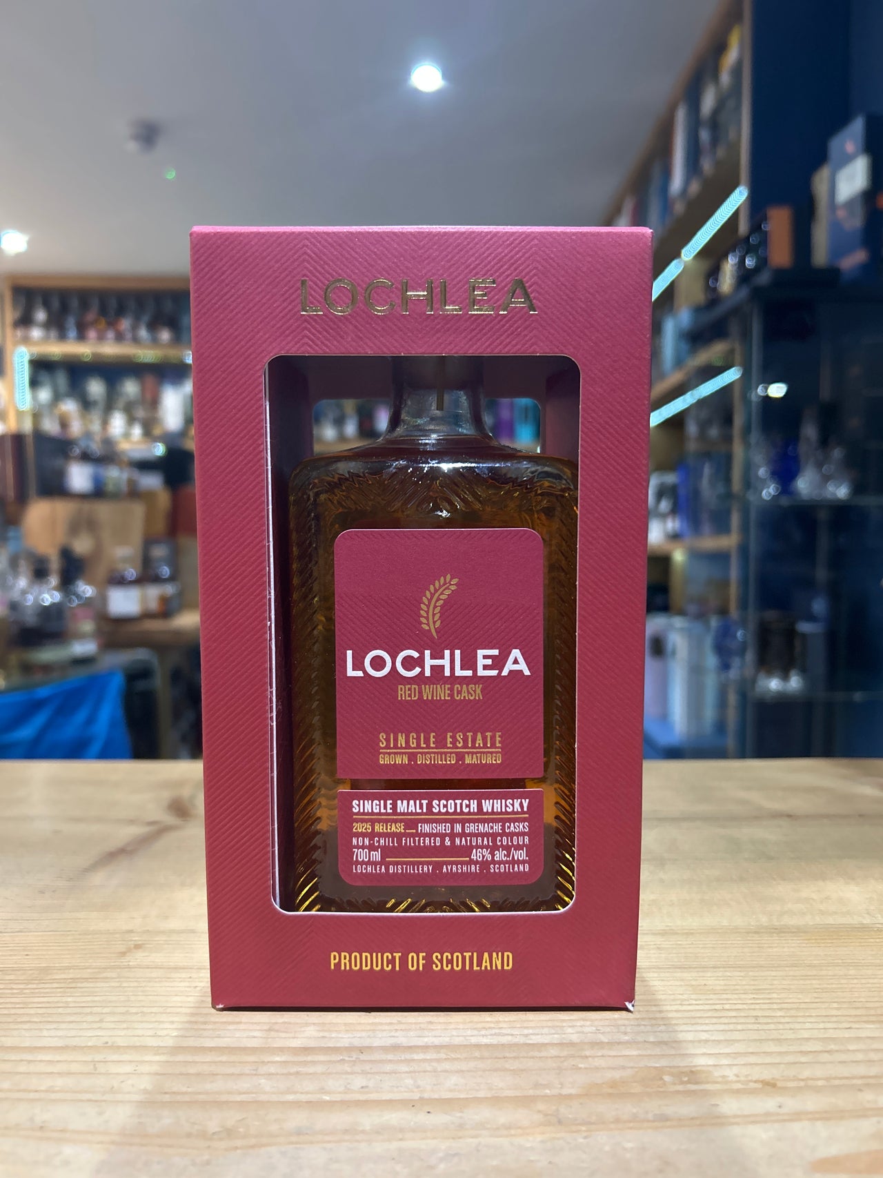 Lochlea Red Wine Cask Single Estate Single Malt Whisky 70cl 46%