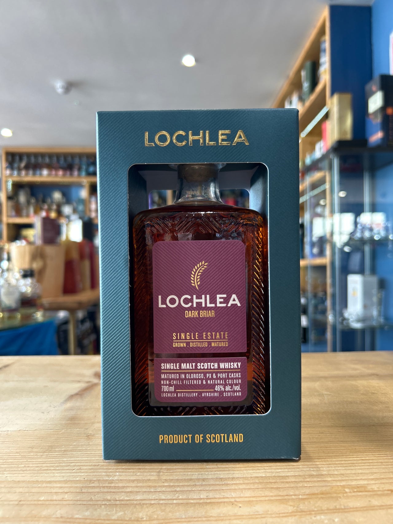 Lochlea Single Estate Dark Briar 70cl 46%