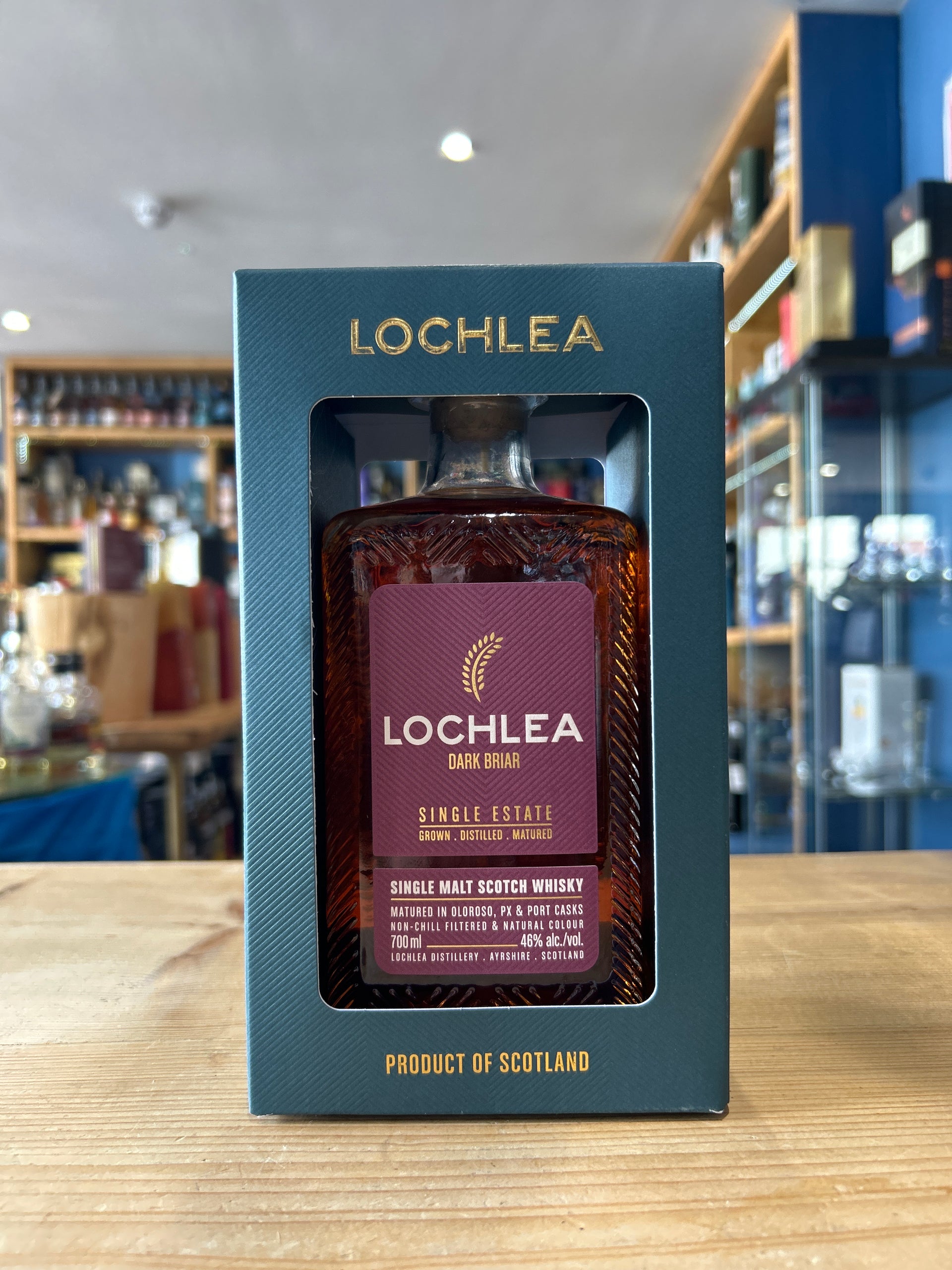 Lochlea Single Estate Dark Briar 70cl 46%
