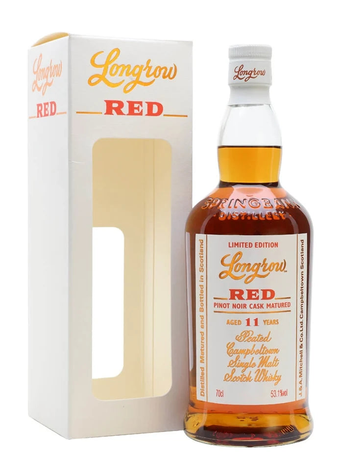 Longrow 11 Year Old Pinot Noir Cask Whisky 70cl 53.1% - 2019 Edition