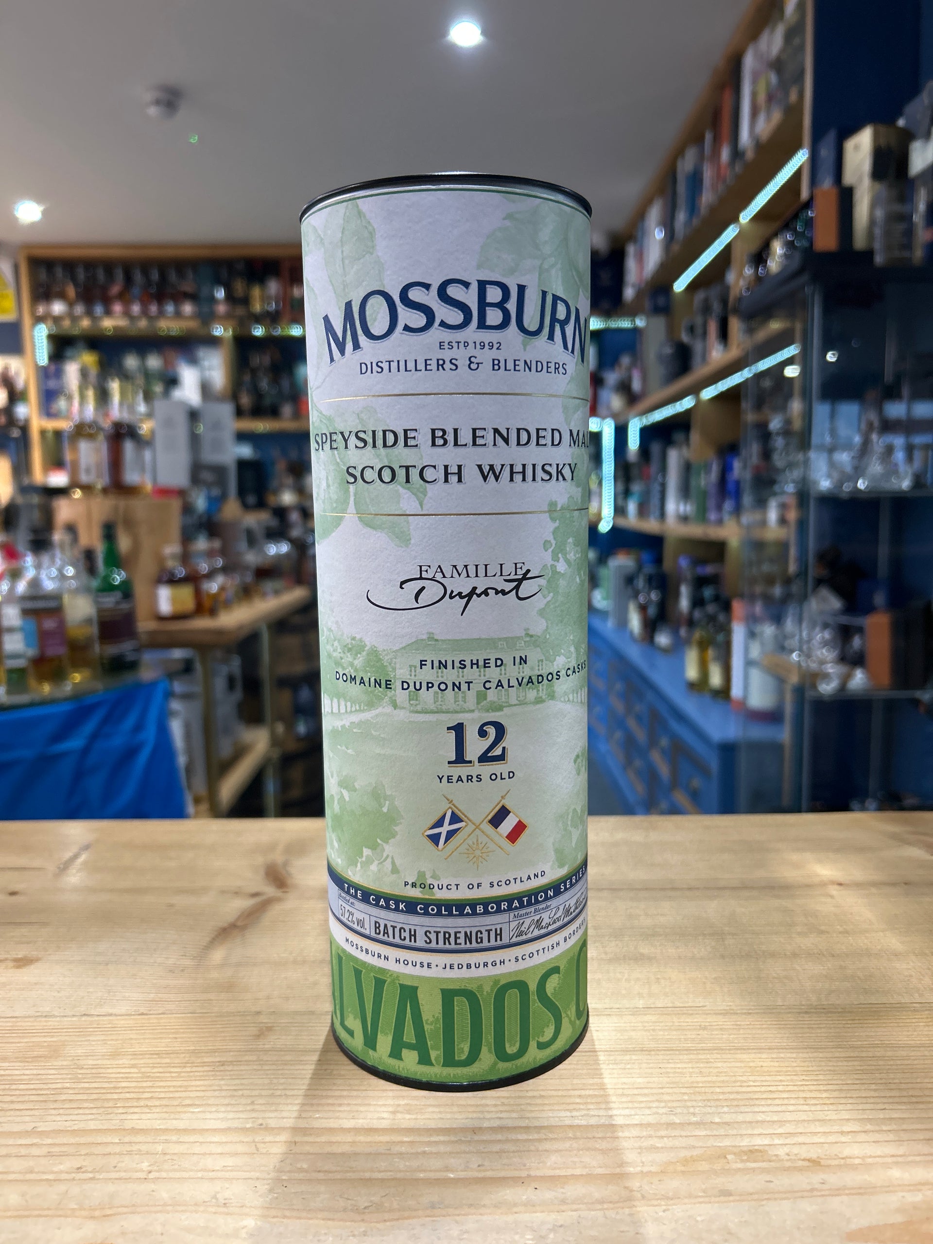 Mossburn Aged 12 Years Dupont Calvados Finish Blended Malt Whisky 70cl 57.2%